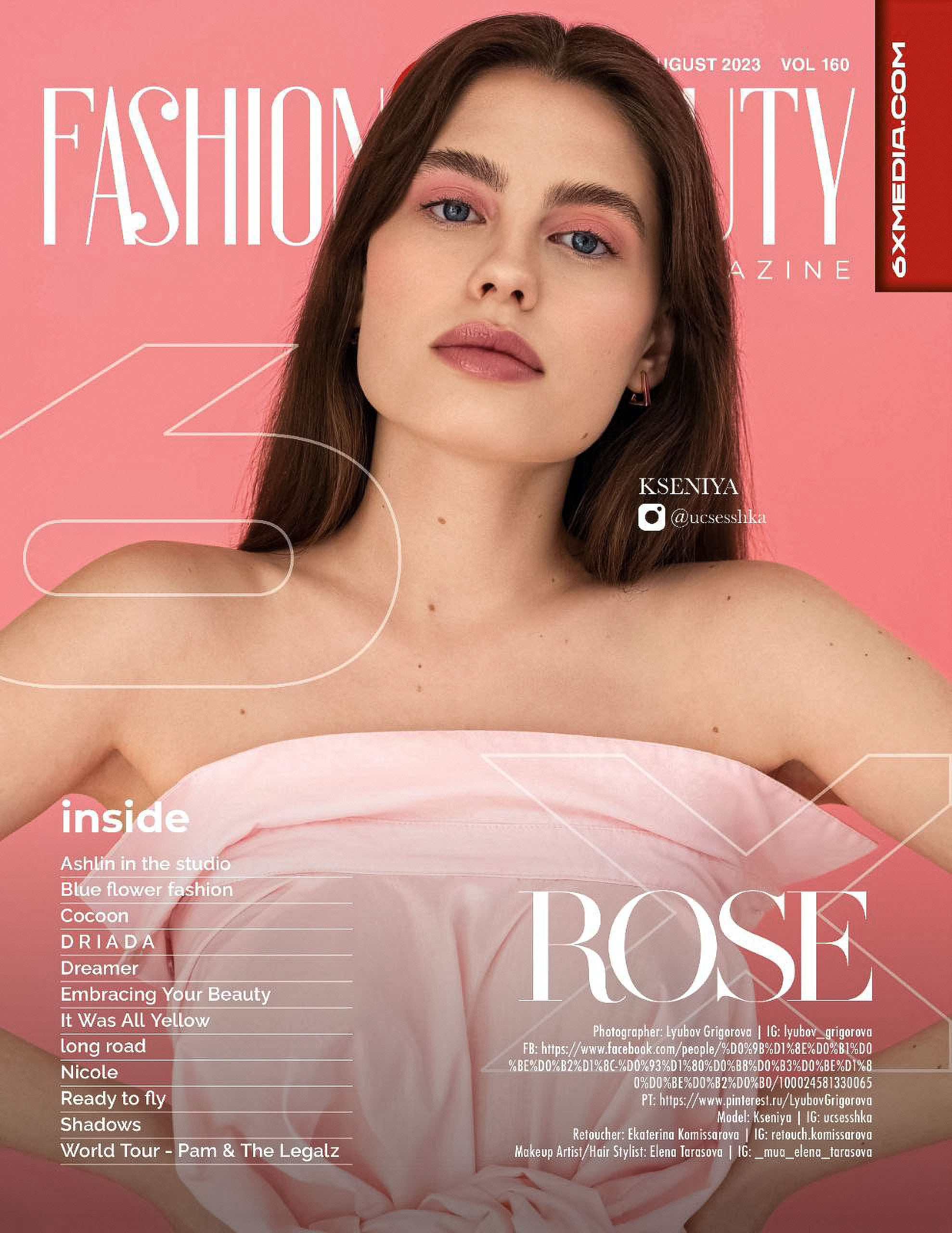 Photographer: Lyubov Grigorova Model: Kseniya Retoucher: Ekaterina Komissarova Mokeup Artist/Hair Stylist: Elena Tarusova