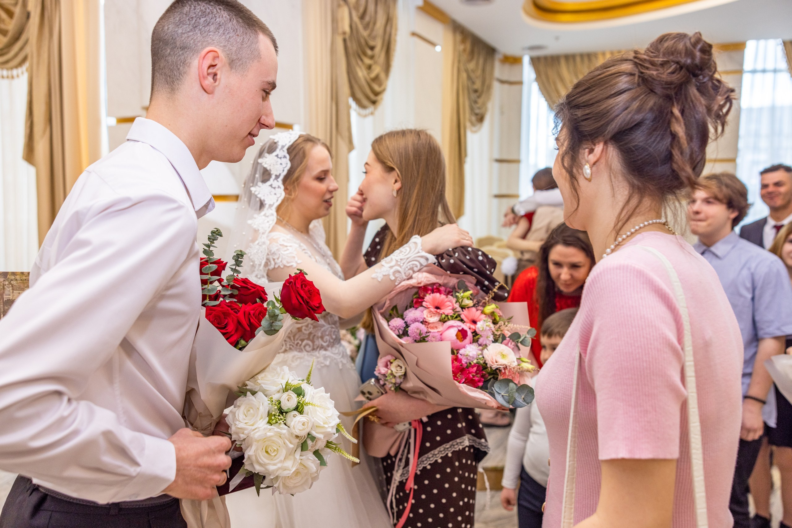 Пример одной свадьбы ЗАГС, ресторан. Фотограф в Туле Крупский АнДРей. Фотостудия «КАДР71» в Туле