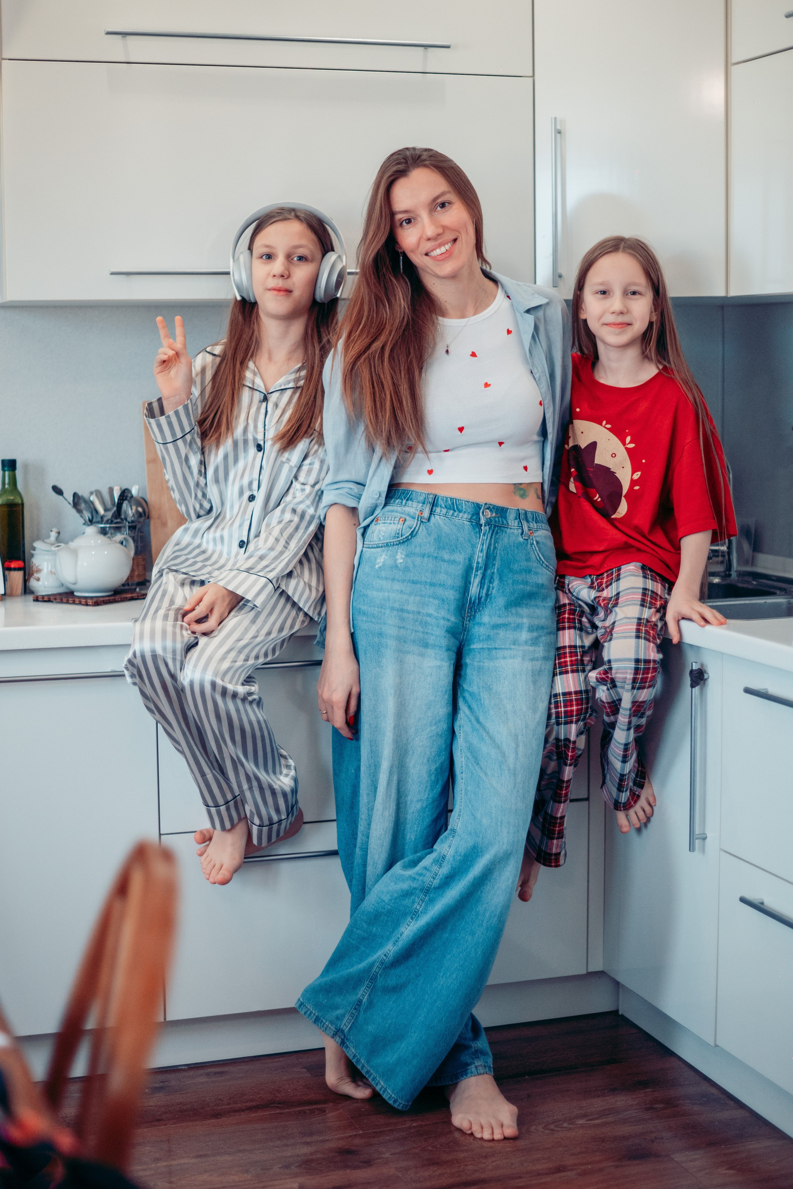 Ира и дочки. Творческий фотограф в Волгограде