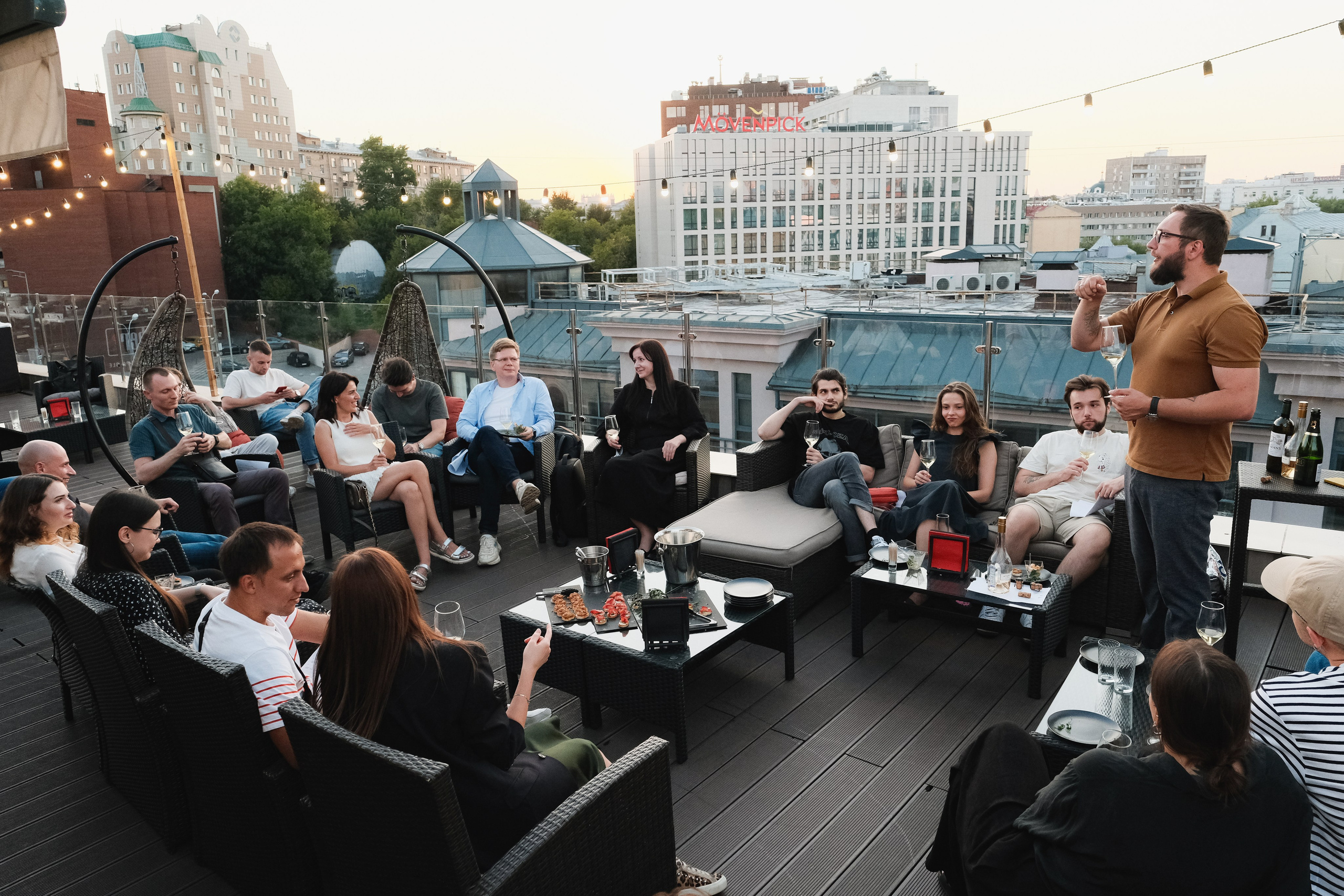 Вечеринка на крыше в Москве. Фотограф Михаил Ерохин | Москва
