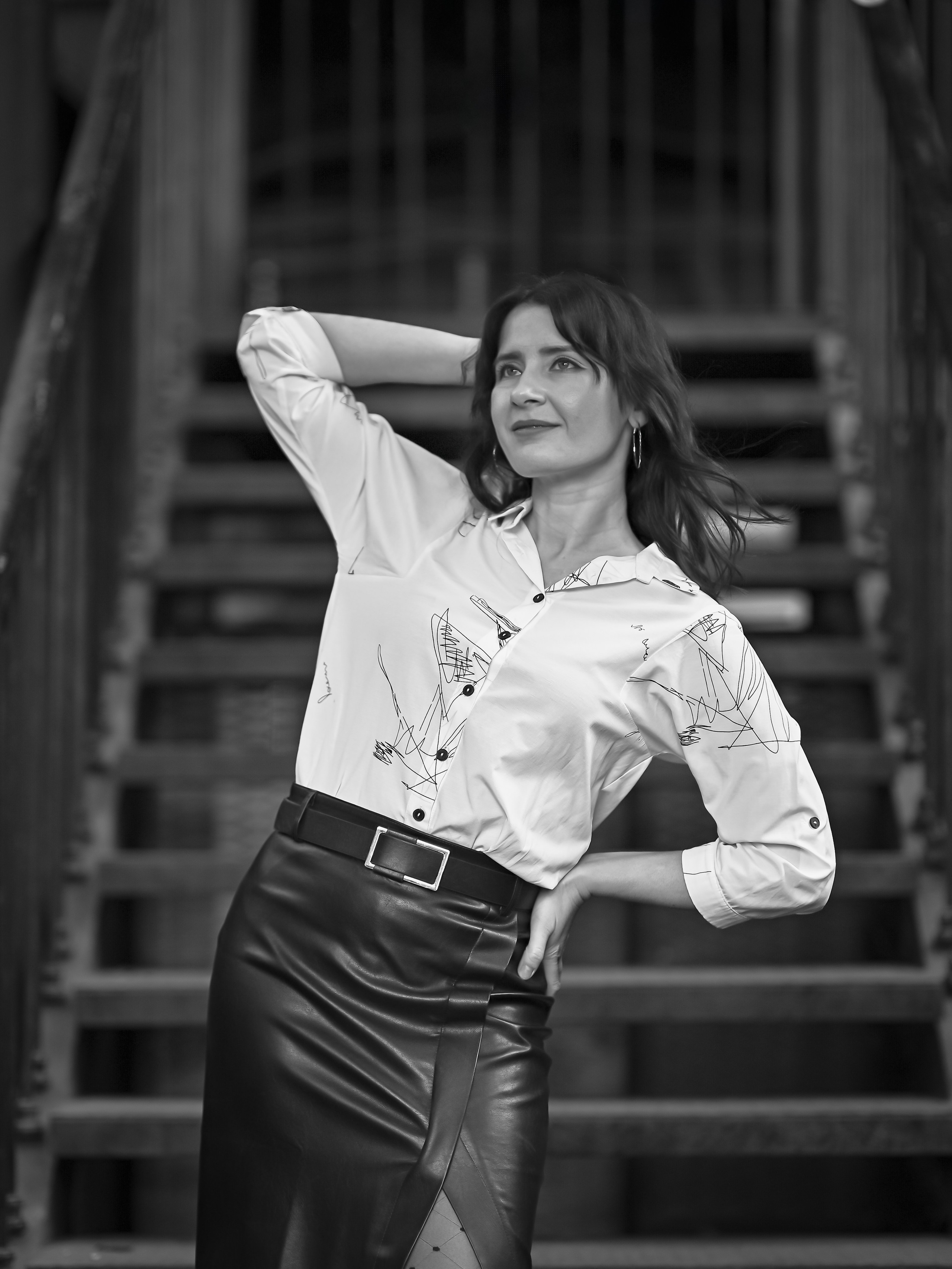 Весна на Красном Октябре ч_б. Портретный фотограф в Москве Сергей Чудов