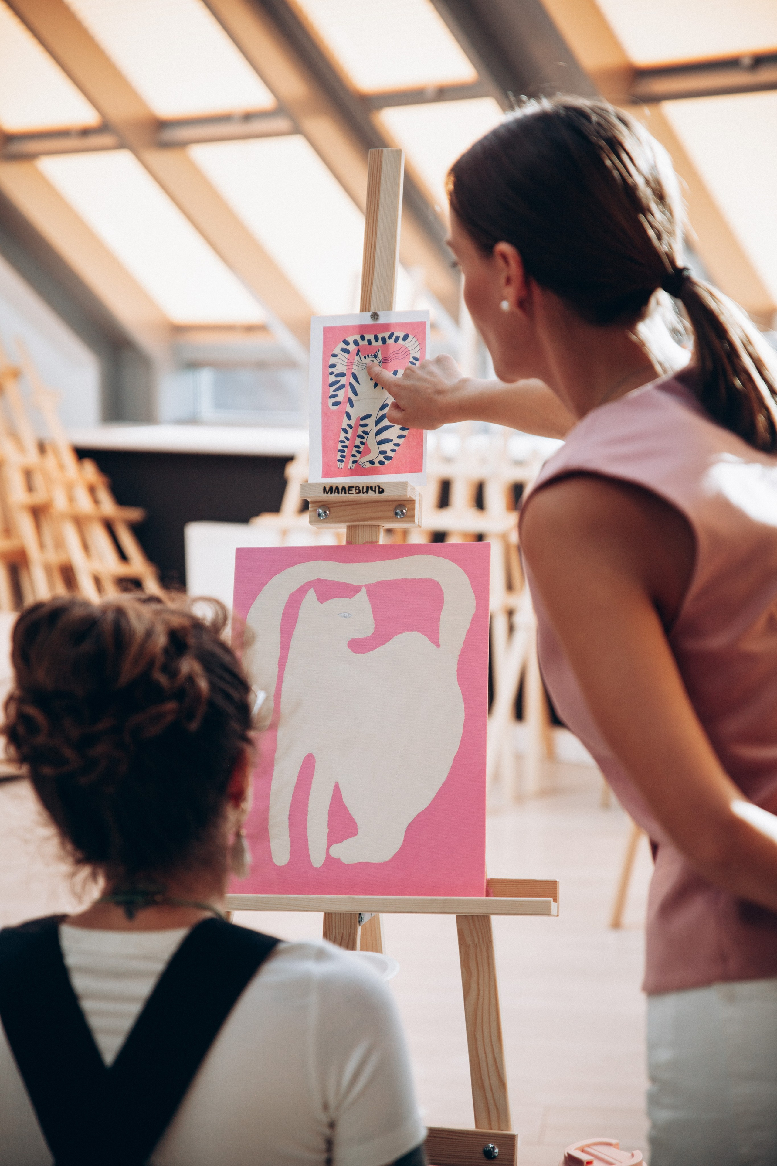 Мастер-класс по живописи. Преподаватель Анна К-К. Репортажный и детский фотограф в Минске