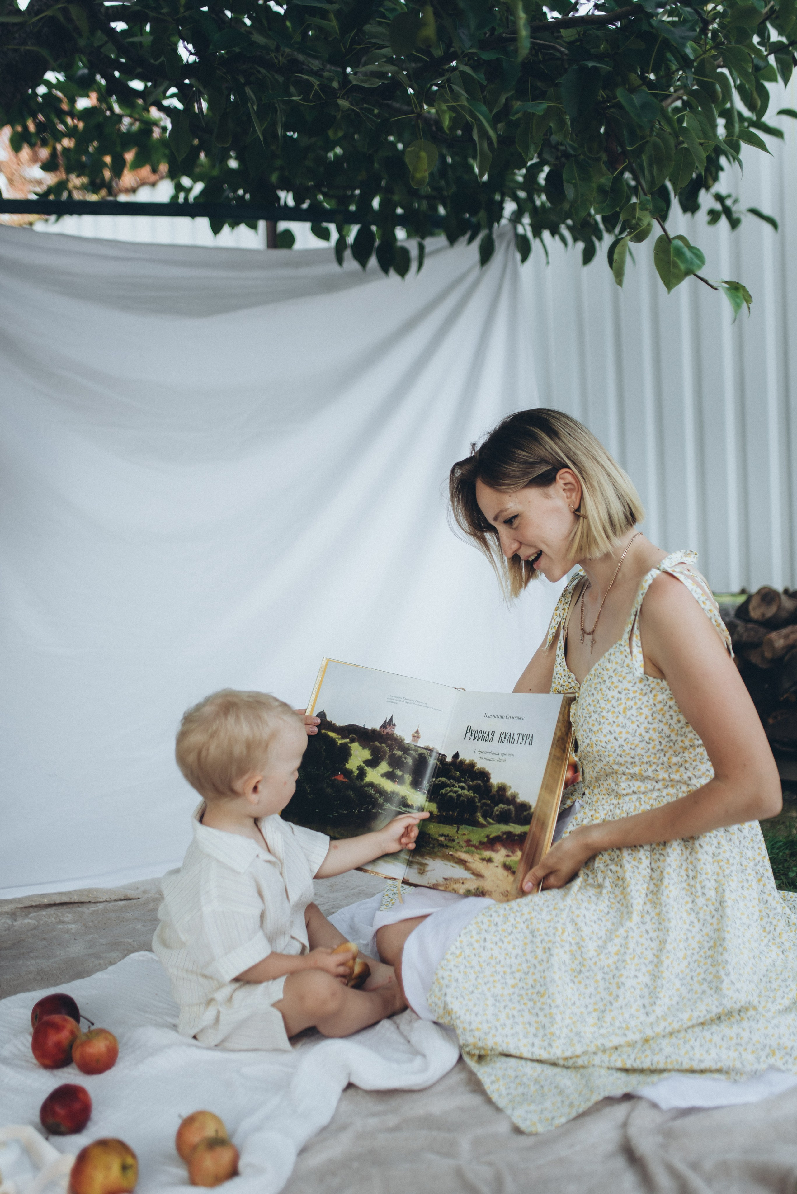 Домашняя семейная фотосессия пикник в Сочи. Фотограф в Сочи — Маргарита Поганова