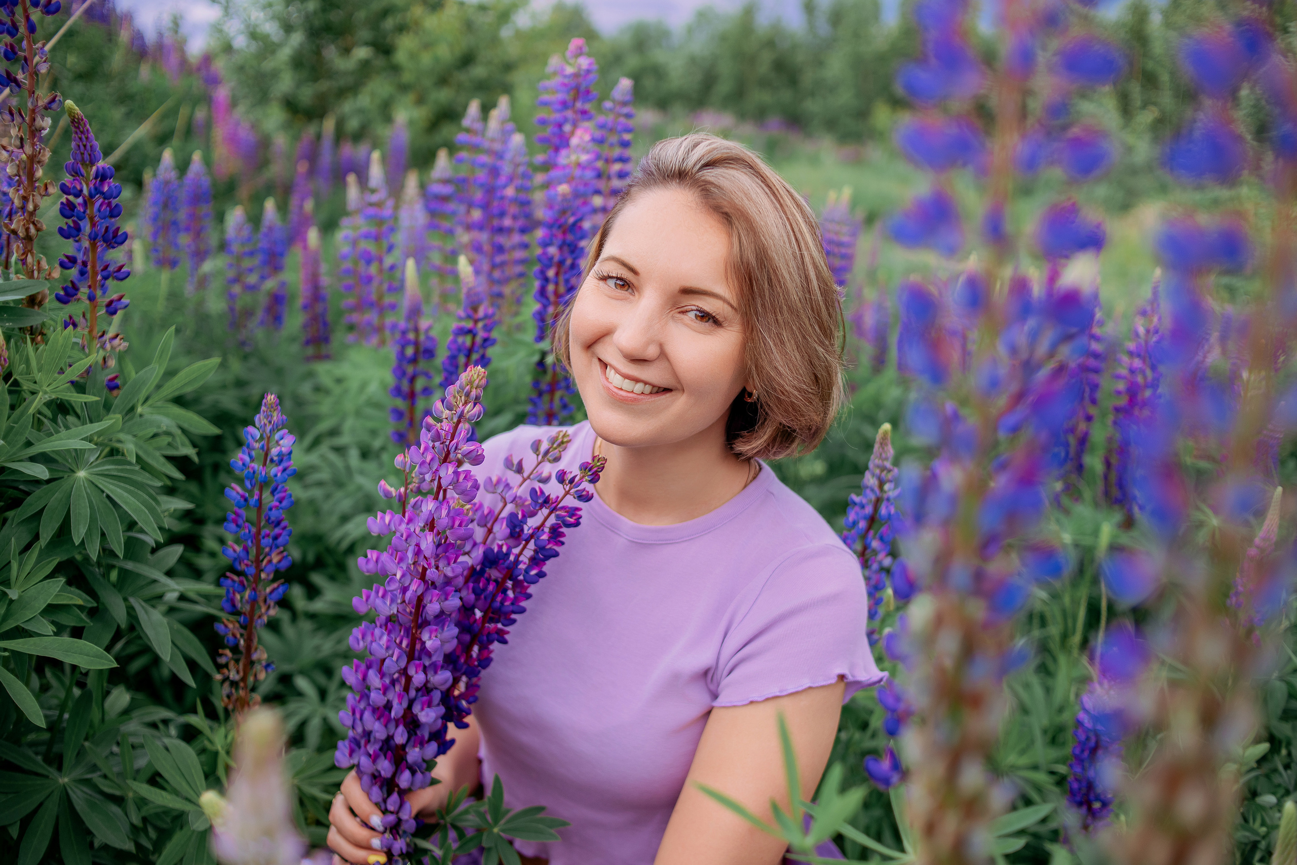 Фотосессия в люпинах спб. Фотограф в Санкт-Петербурге, Анна Скворцова
