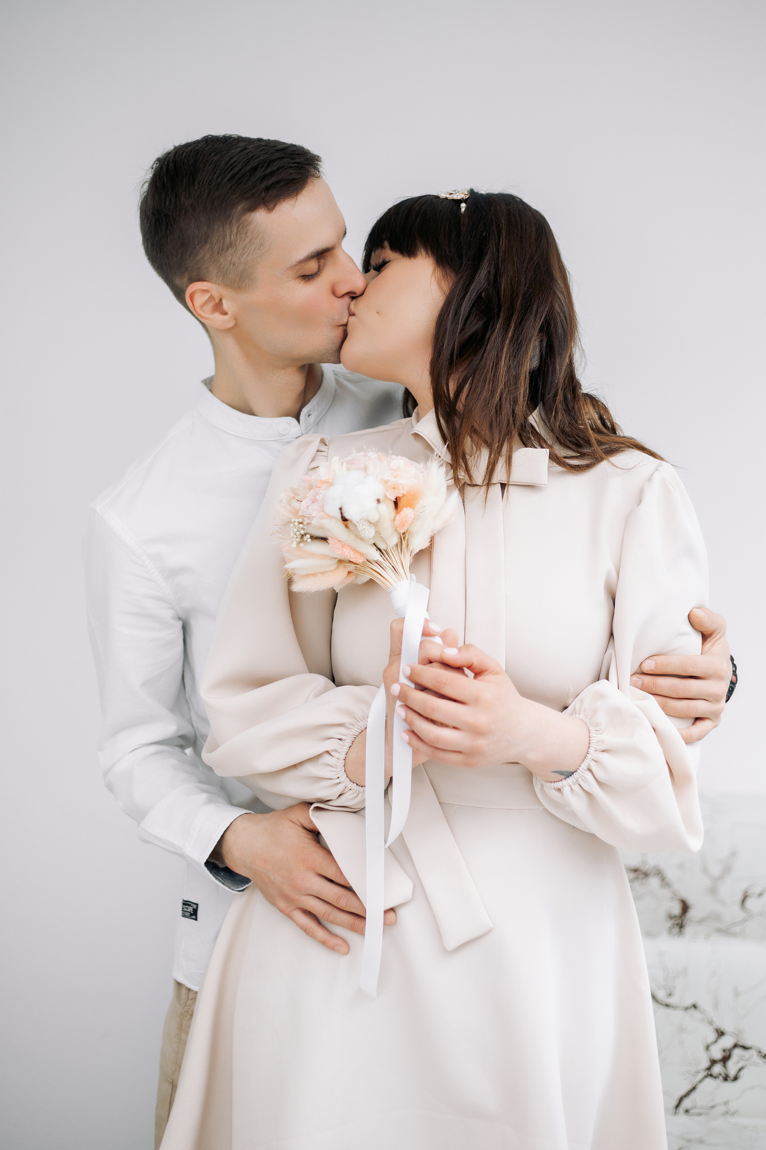 Свадебная фотосессия в Загсе Выборгского района в Санкт-Петербурге. Фотограф в Санкт-Петербурге, Анна Скворцова