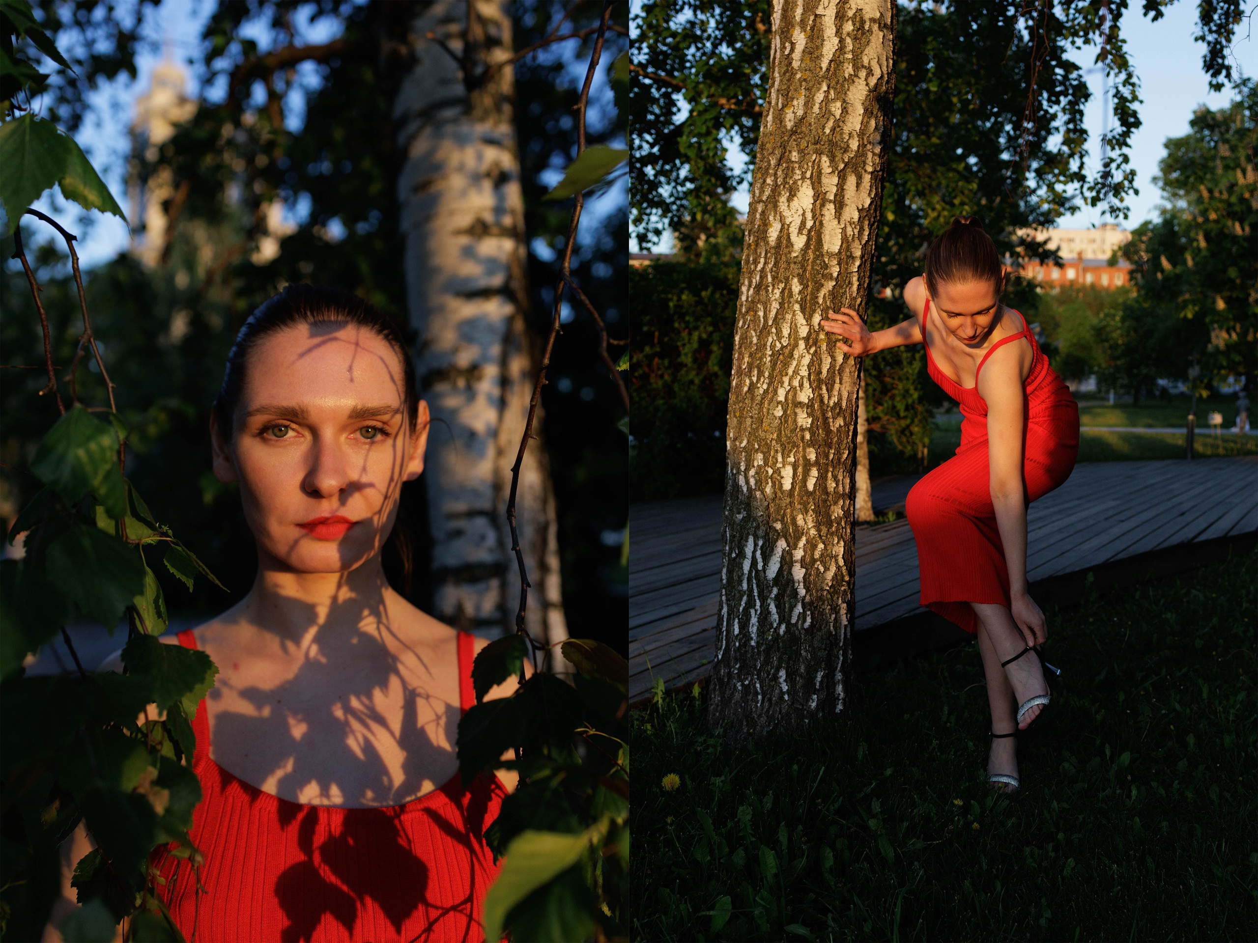 Фотосессия в парке Ольги. Женский портрет вне времени. Санкт-Петербург