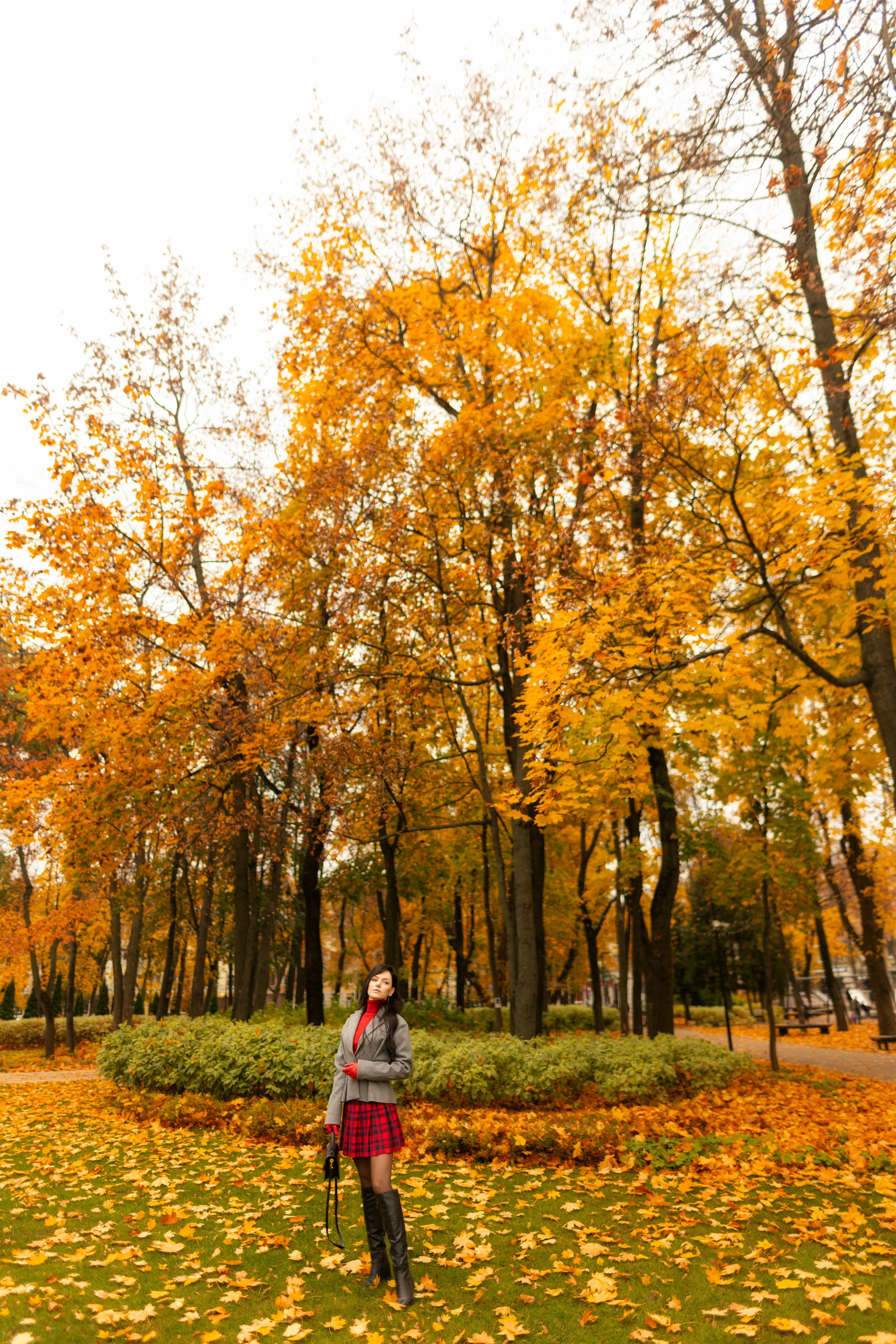 Фотосет с Екатериной в парке на осеннюю тему для «себя»
