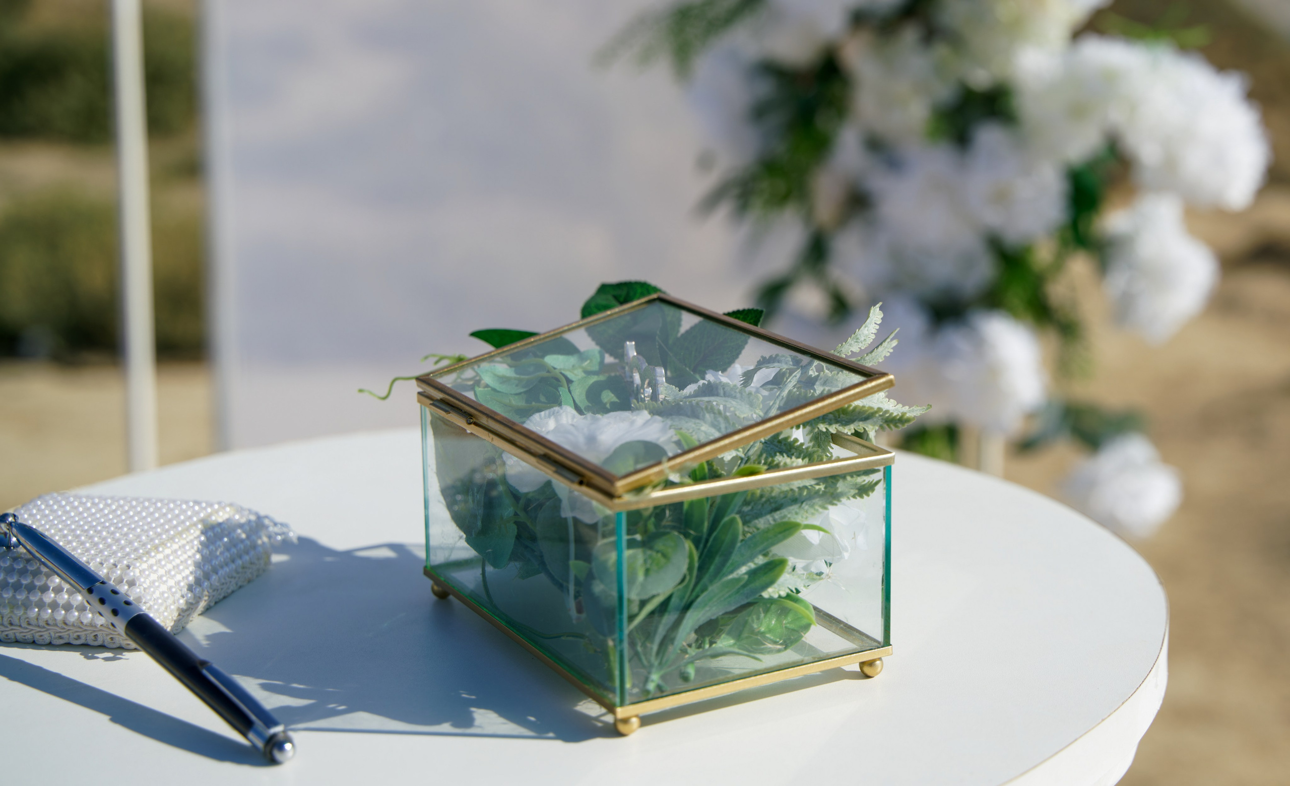 Съёмка декора для выездной регистрации. Главная