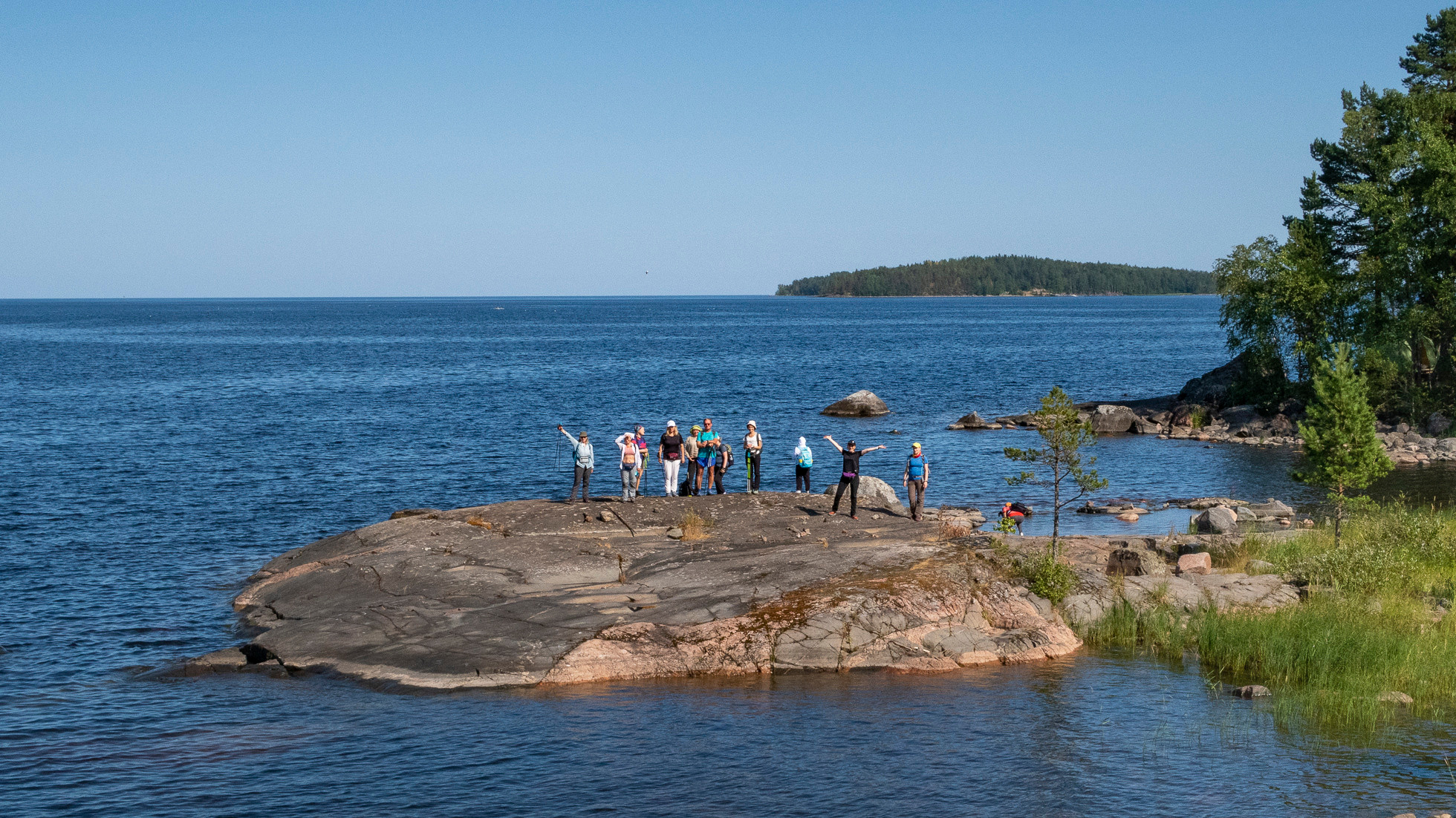 По Ладоге. Фото из походов и путешествий клуба скандинавской ходьбы Пойдем Ходить