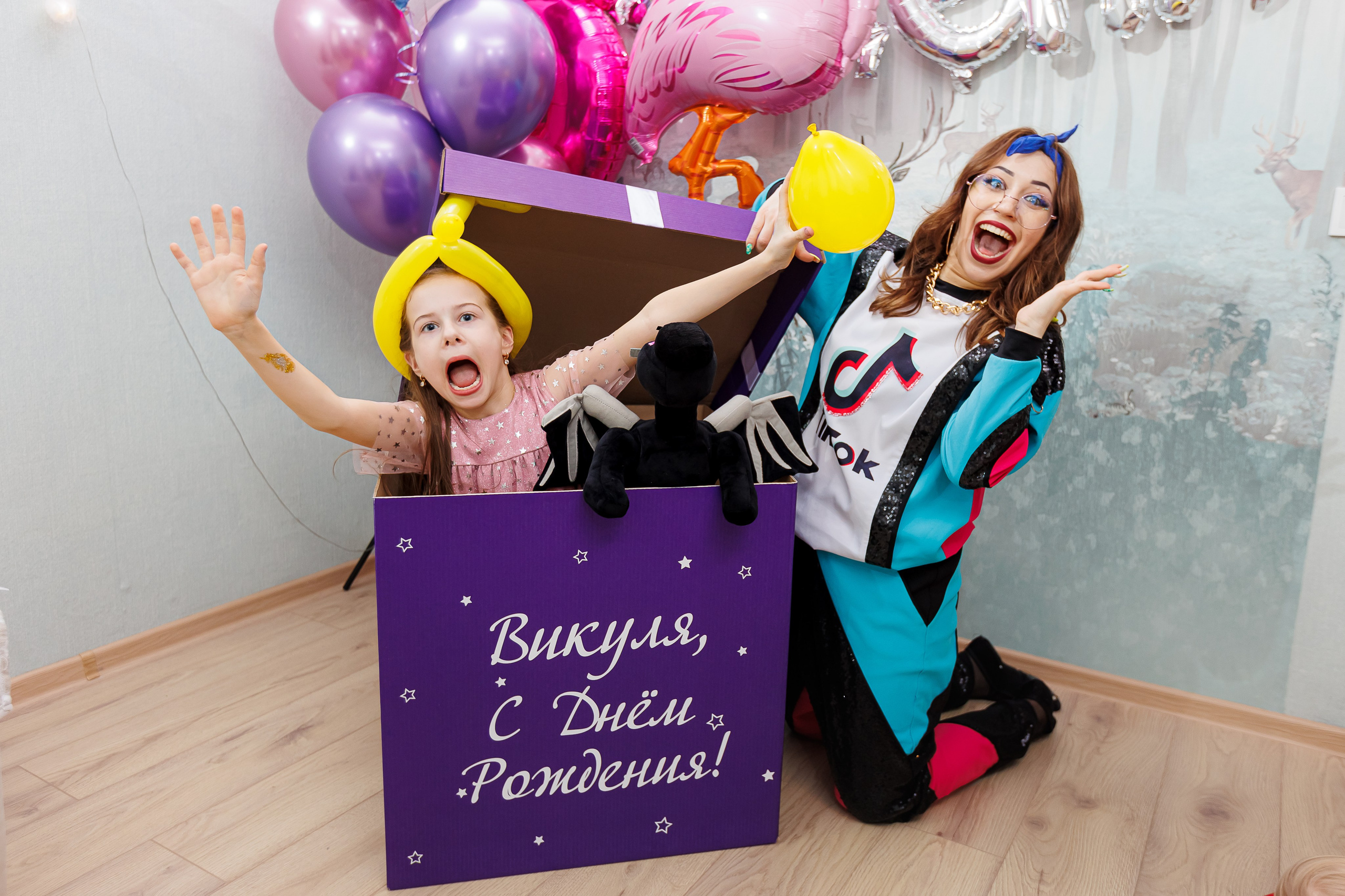 День рождения Вики. Съёмка дома. Семейный и детский фотограф Комина Елена, Власиха, Одинцово