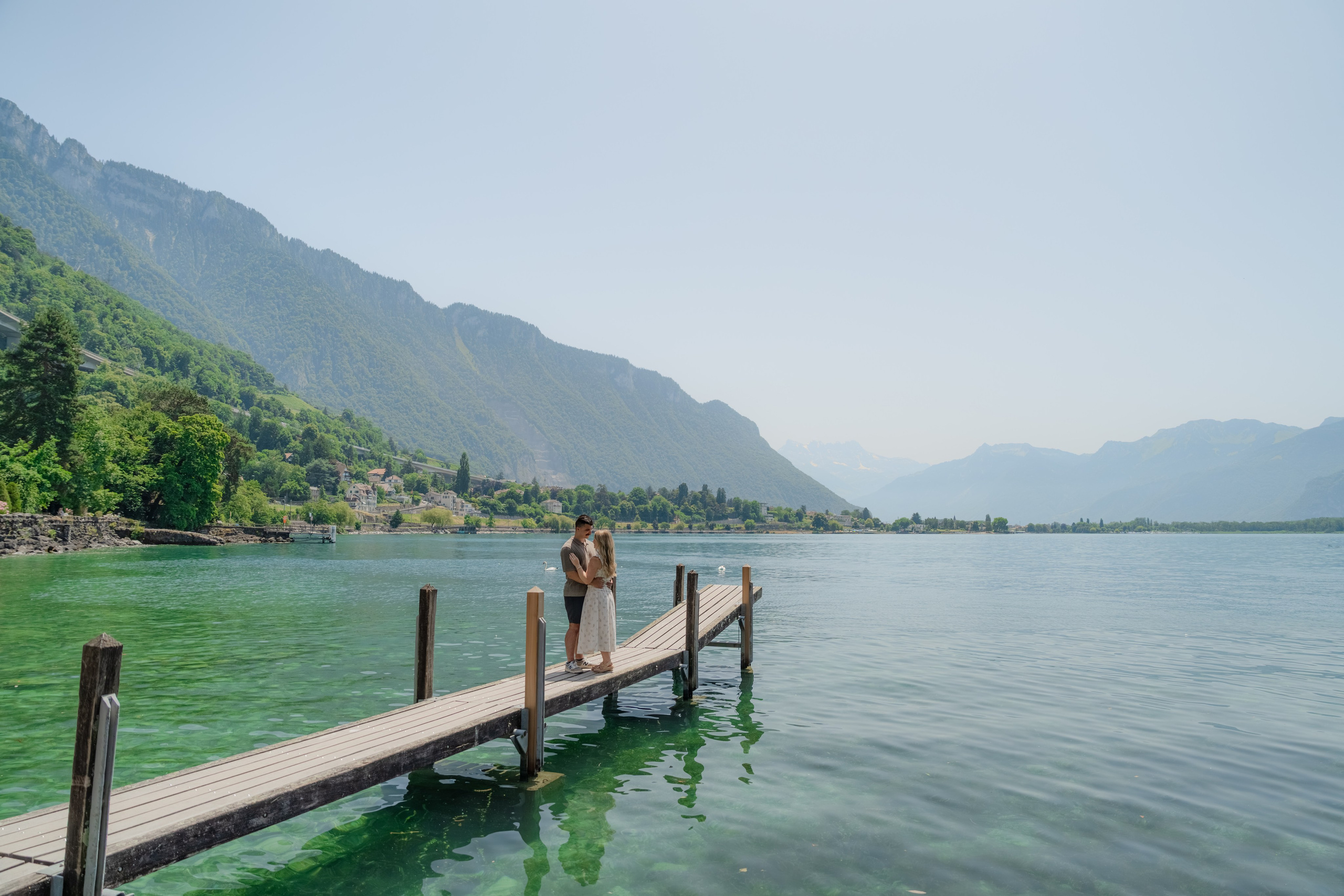 Brooklyn & Dakota | Proposal Montreux. Профессиональный свадебный фотограф в Женеве и Швейцарии | Таня Вовчецкая