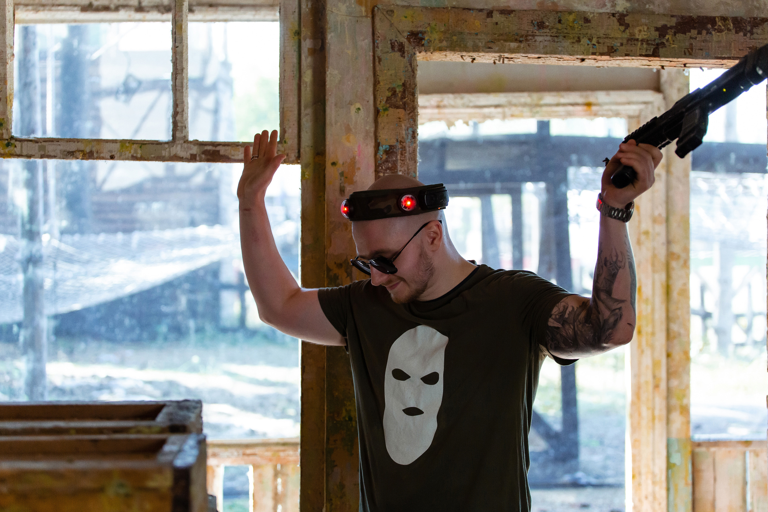 Корпоративная игра лазертаг для компании ГалоПолимер. Фотограф Дмитрий Молчанов | Фотограф Пермь | Фотограф