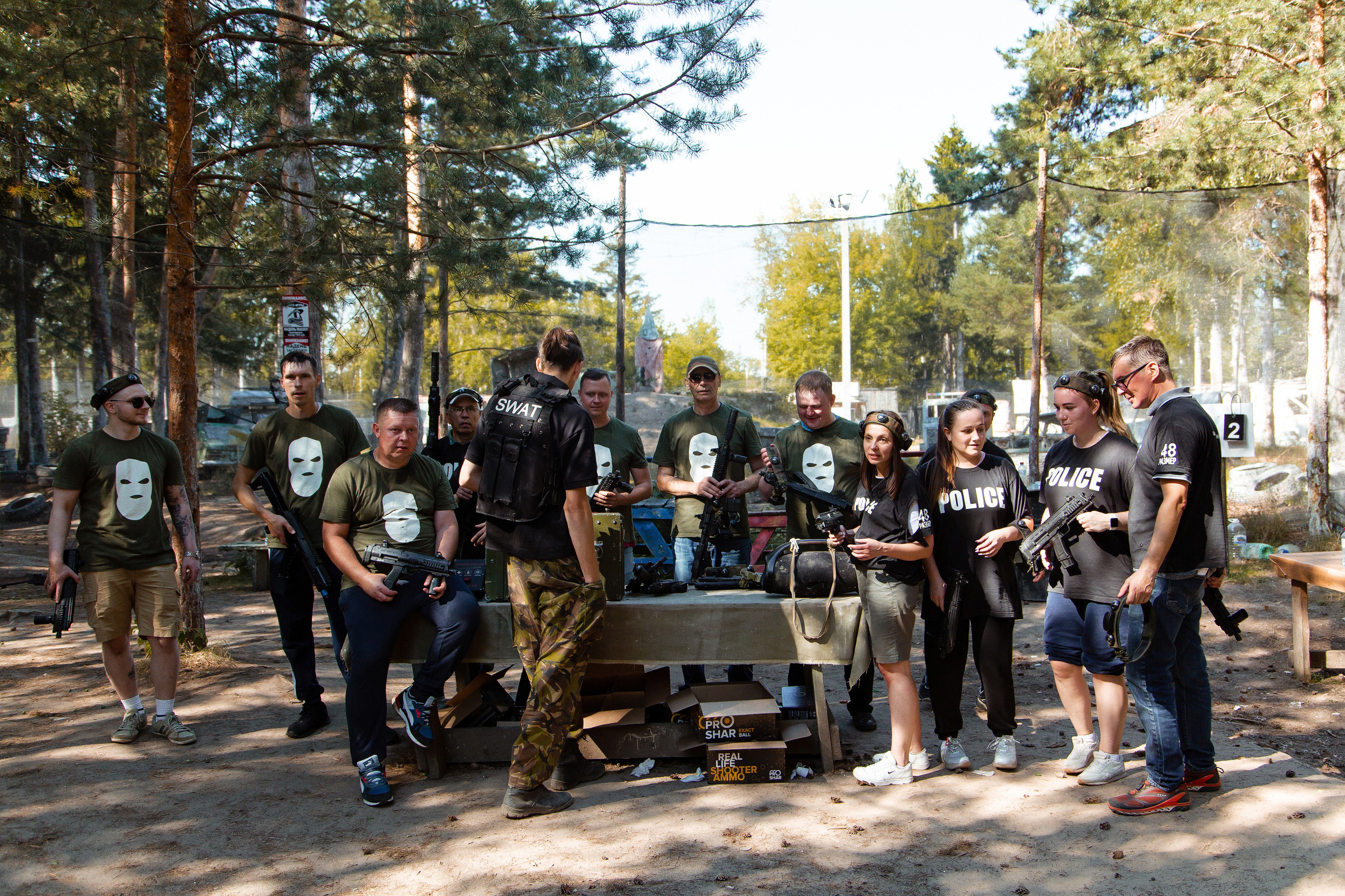 Корпоративная игра лазертаг для компании ГалоПолимер. Фотограф Дмитрий Молчанов | Фотограф Пермь | Фотограф