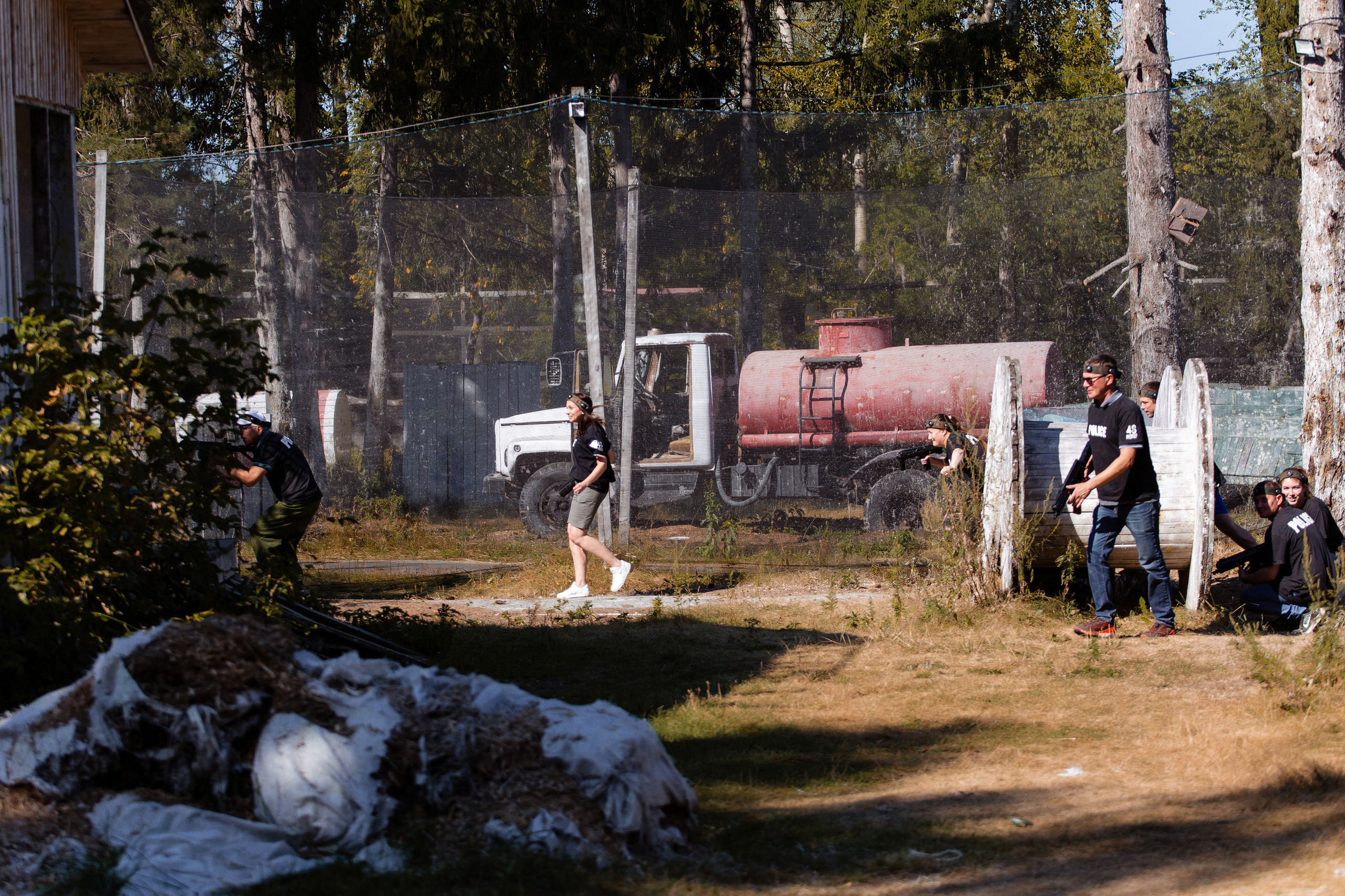 Корпоративная игра лазертаг для компании ГалоПолимер. Фотограф Дмитрий Молчанов | Фотограф Пермь | Фотограф