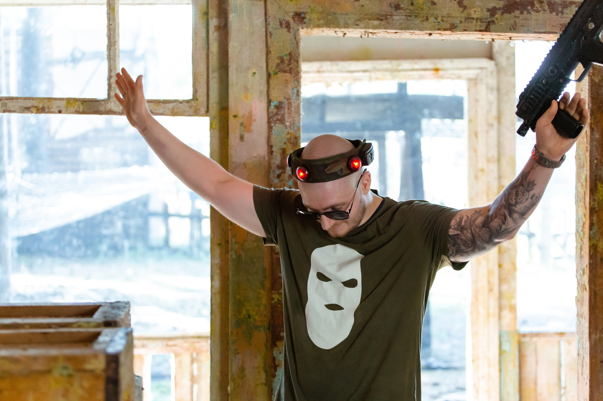 Корпоративная игра лазертаг для компании ГалоПолимер. Фотограф Дмитрий Молчанов | Фотограф Пермь | Фотограф