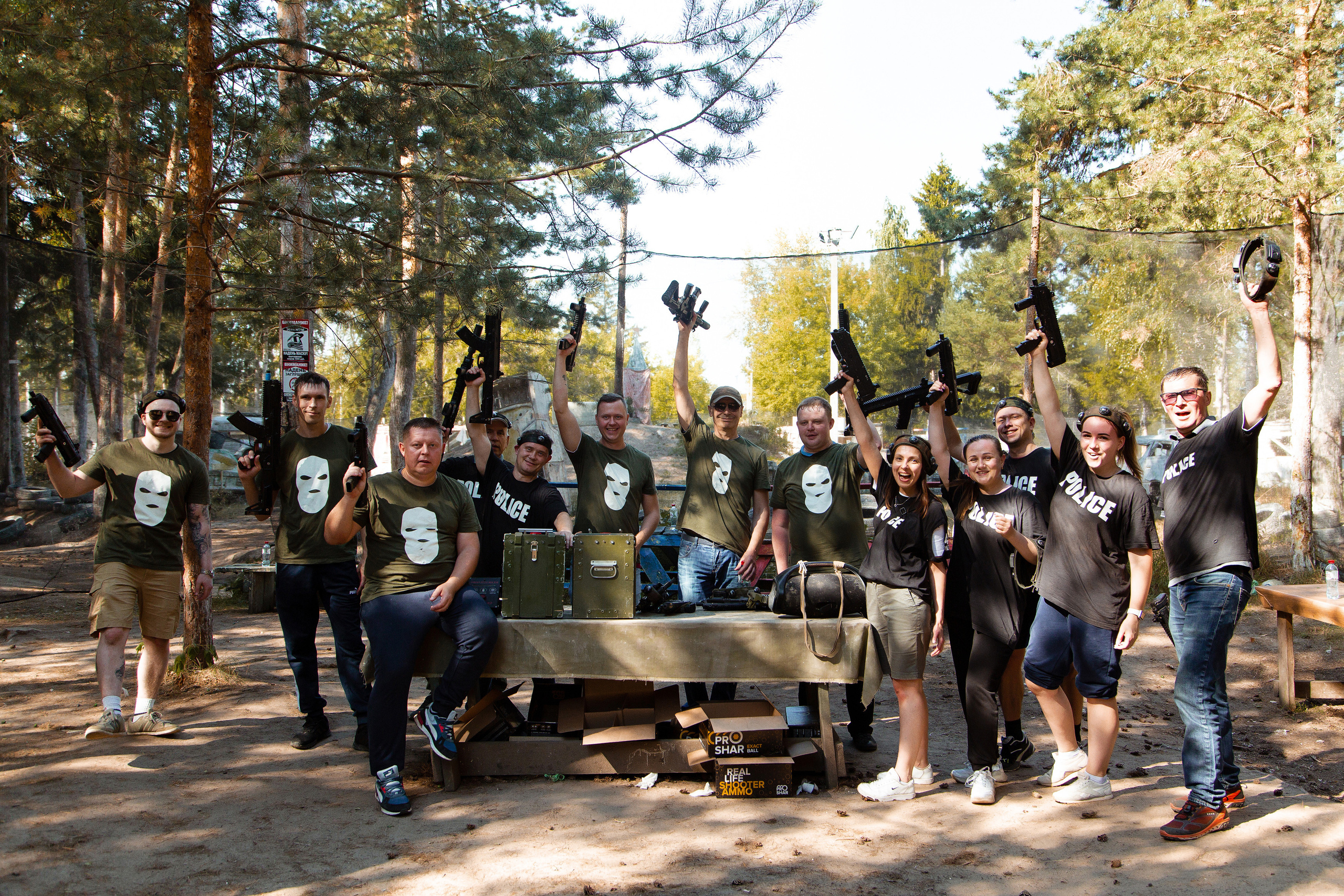 Корпоративная игра лазертаг для компании ГалоПолимер. Фотограф Дмитрий Молчанов | Фотограф Пермь | Фотограф