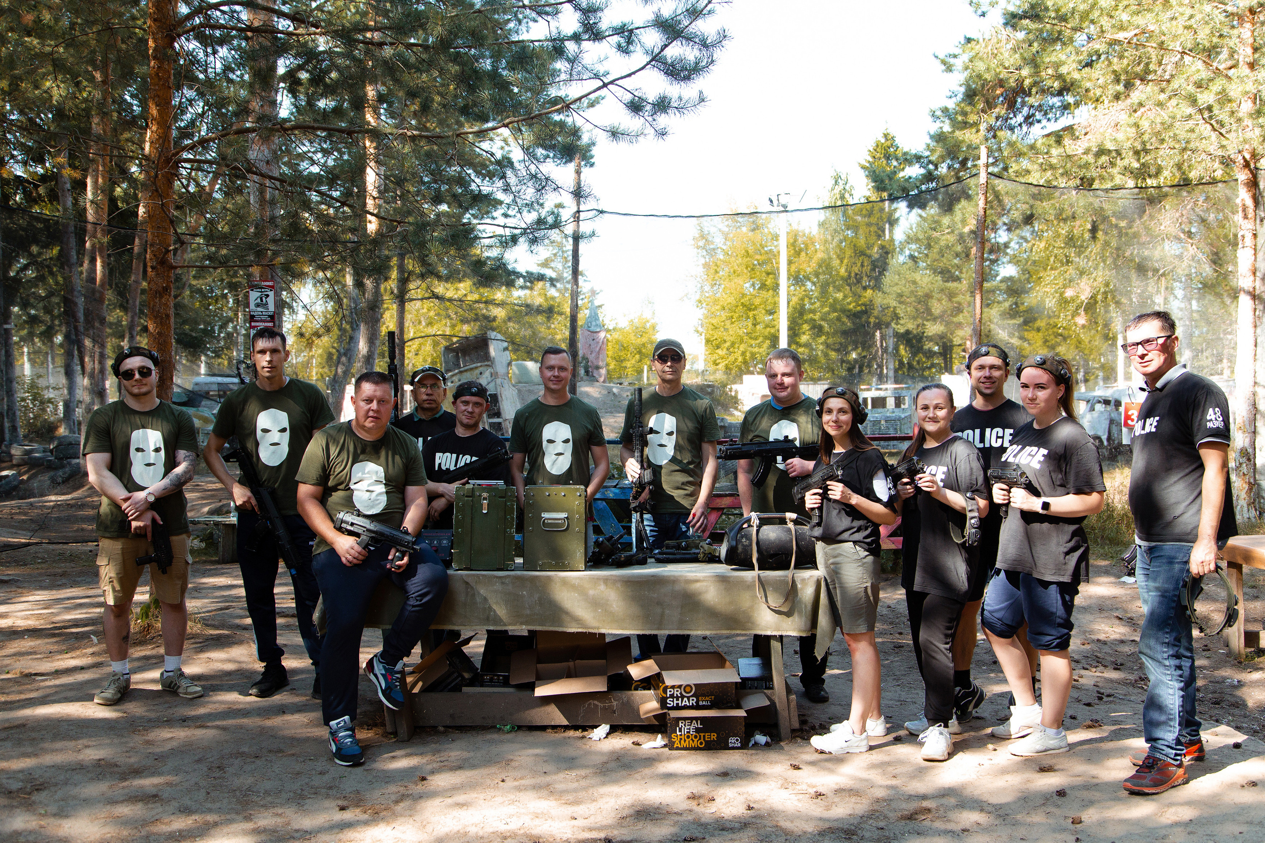 Корпоративная игра лазертаг для компании ГалоПолимер. Фотограф Дмитрий Молчанов | Фотограф Пермь | Фотограф