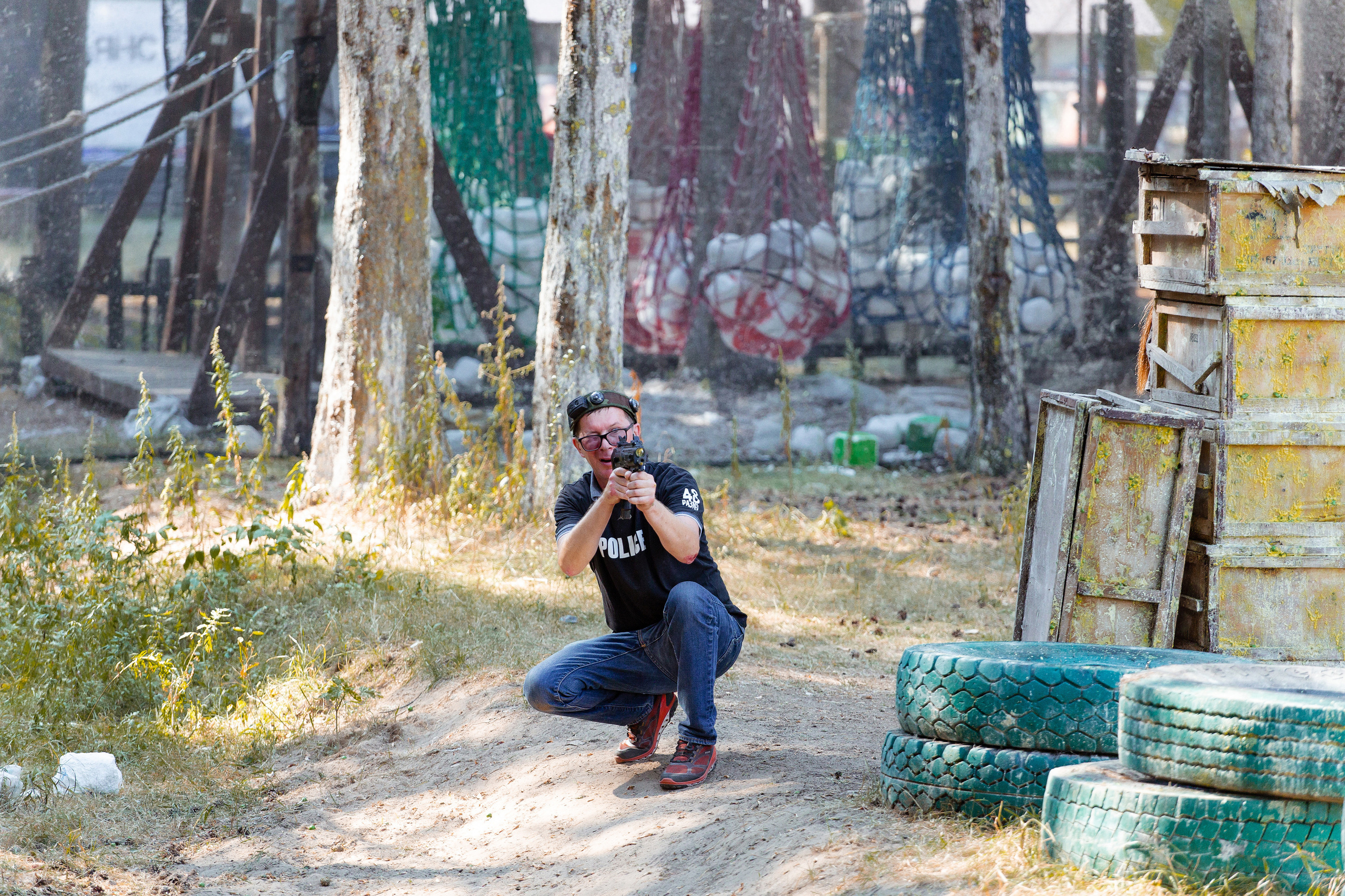 Корпоративная игра лазертаг для компании ГалоПолимер. Фотограф Дмитрий Молчанов | Фотограф Пермь | Фотограф