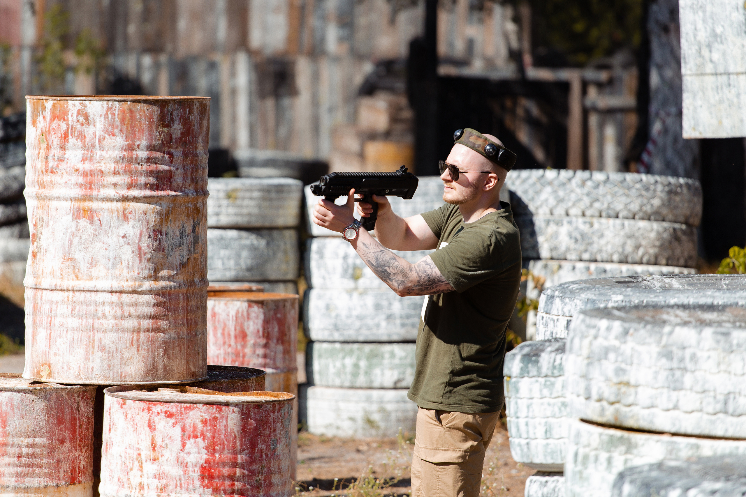 Корпоративная игра лазертаг для компании ГалоПолимер. Фотограф Дмитрий Молчанов | Фотограф Пермь | Фотограф