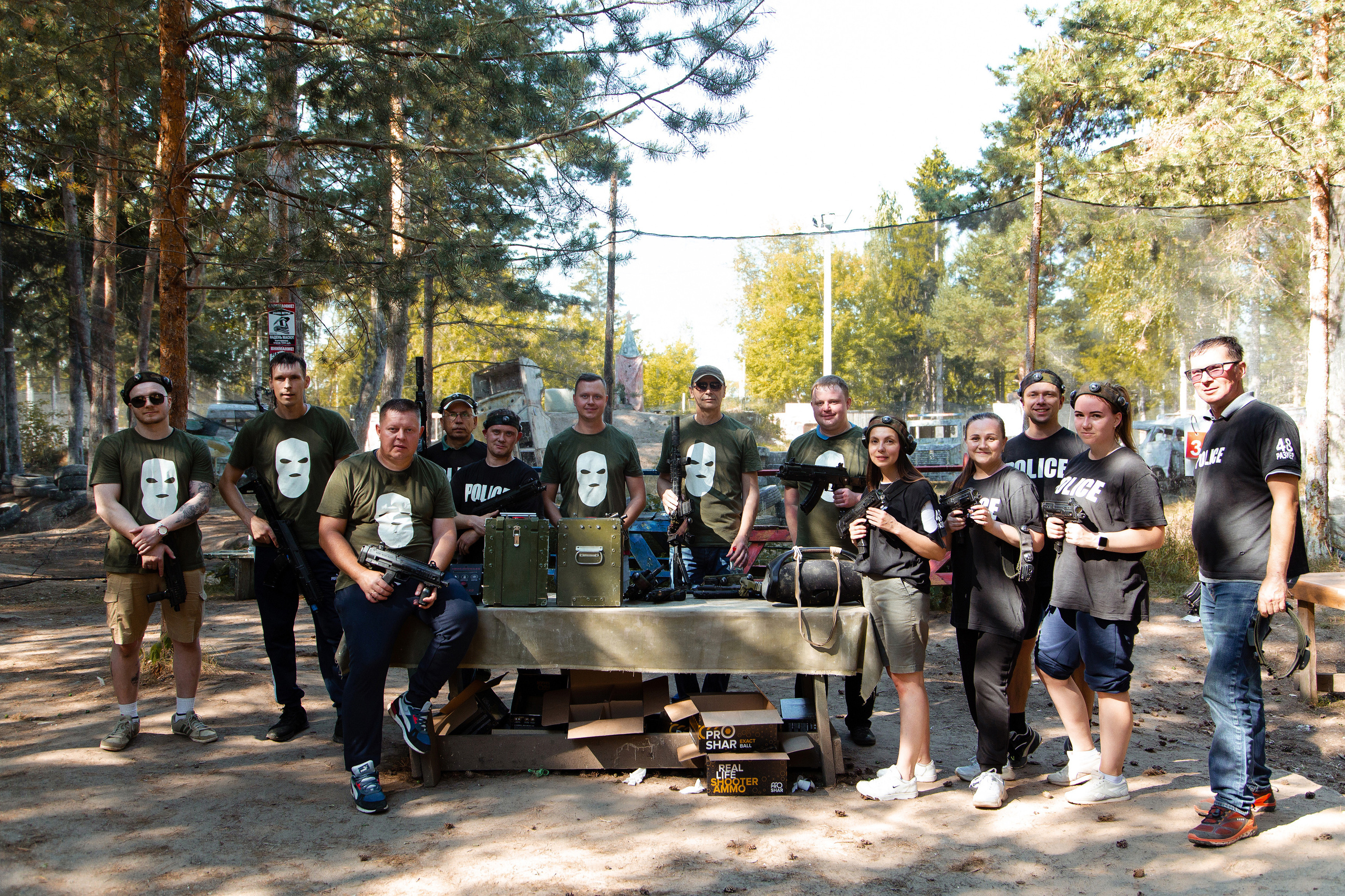 Корпоративная игра лазертаг для компании ГалоПолимер. Фотограф Дмитрий Молчанов | Фотограф Пермь | Фотограф