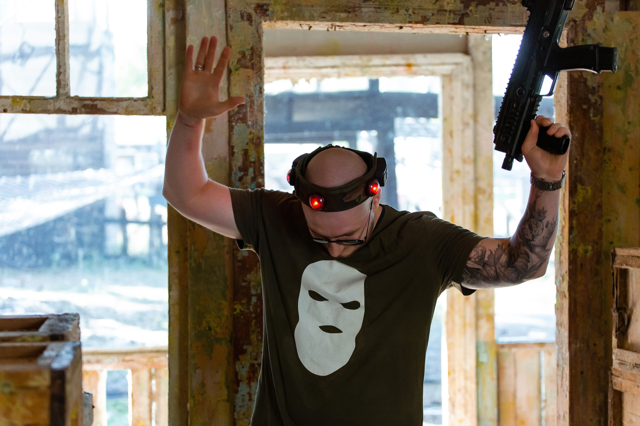 Корпоративная игра лазертаг для компании ГалоПолимер. Фотограф Дмитрий Молчанов | Фотограф Пермь | Фотограф