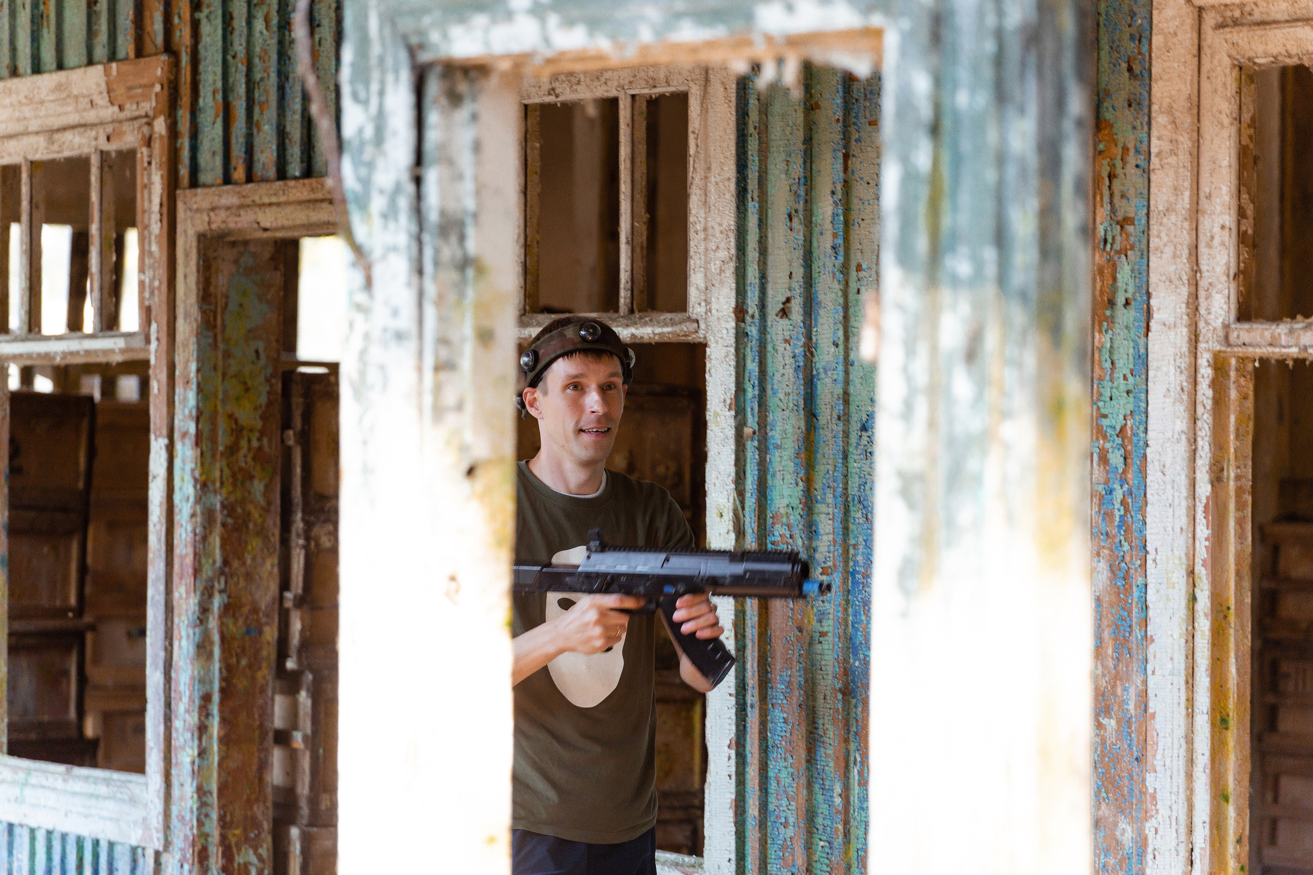 Корпоративная игра лазертаг для компании ГалоПолимер. Фотограф Дмитрий Молчанов | Фотограф Пермь | Фотограф