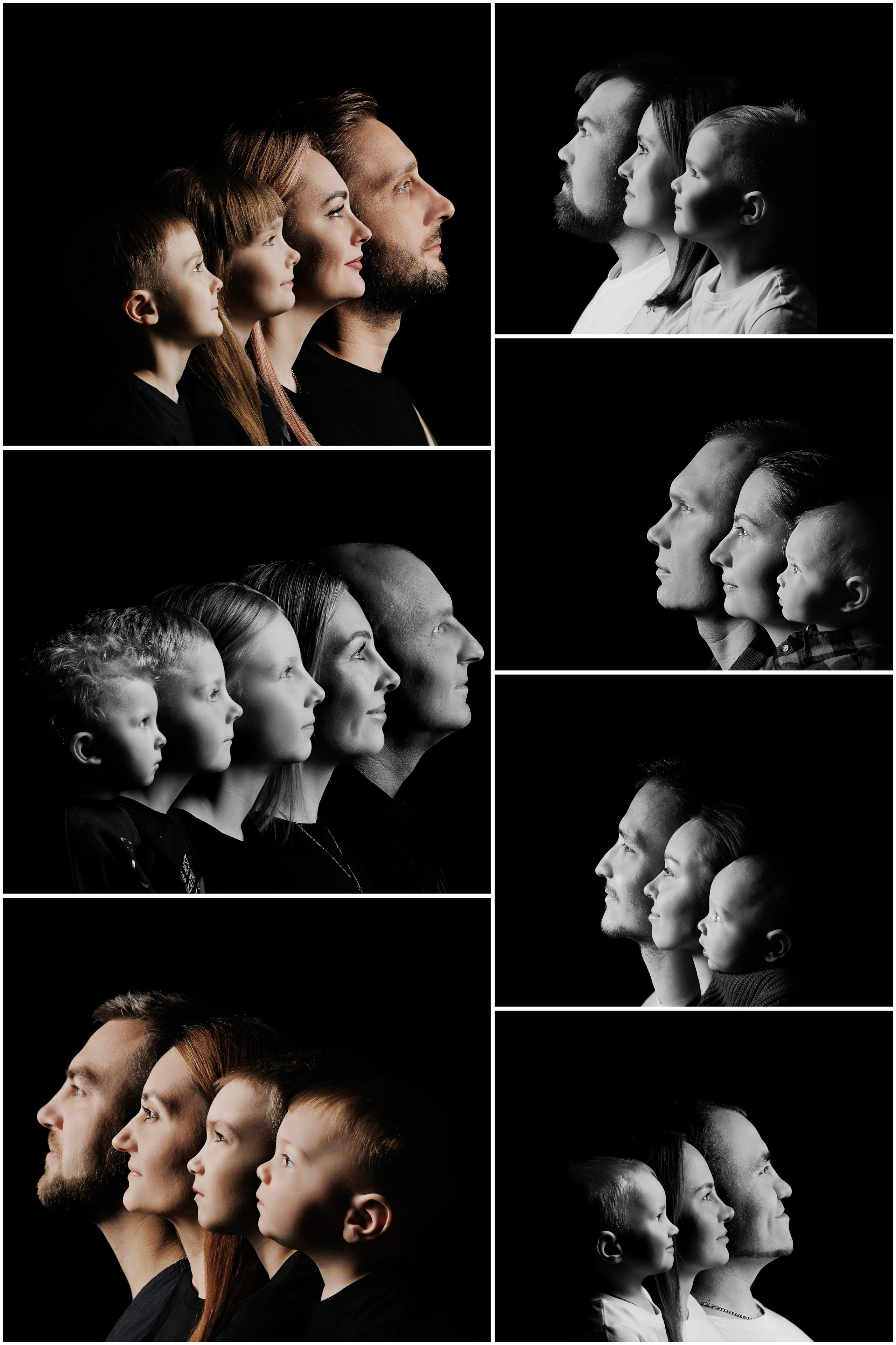 Семейная фотосессия в фотостудии и на природе в Твери. Свадебный и семейный фотограф в Твери и Тверской области