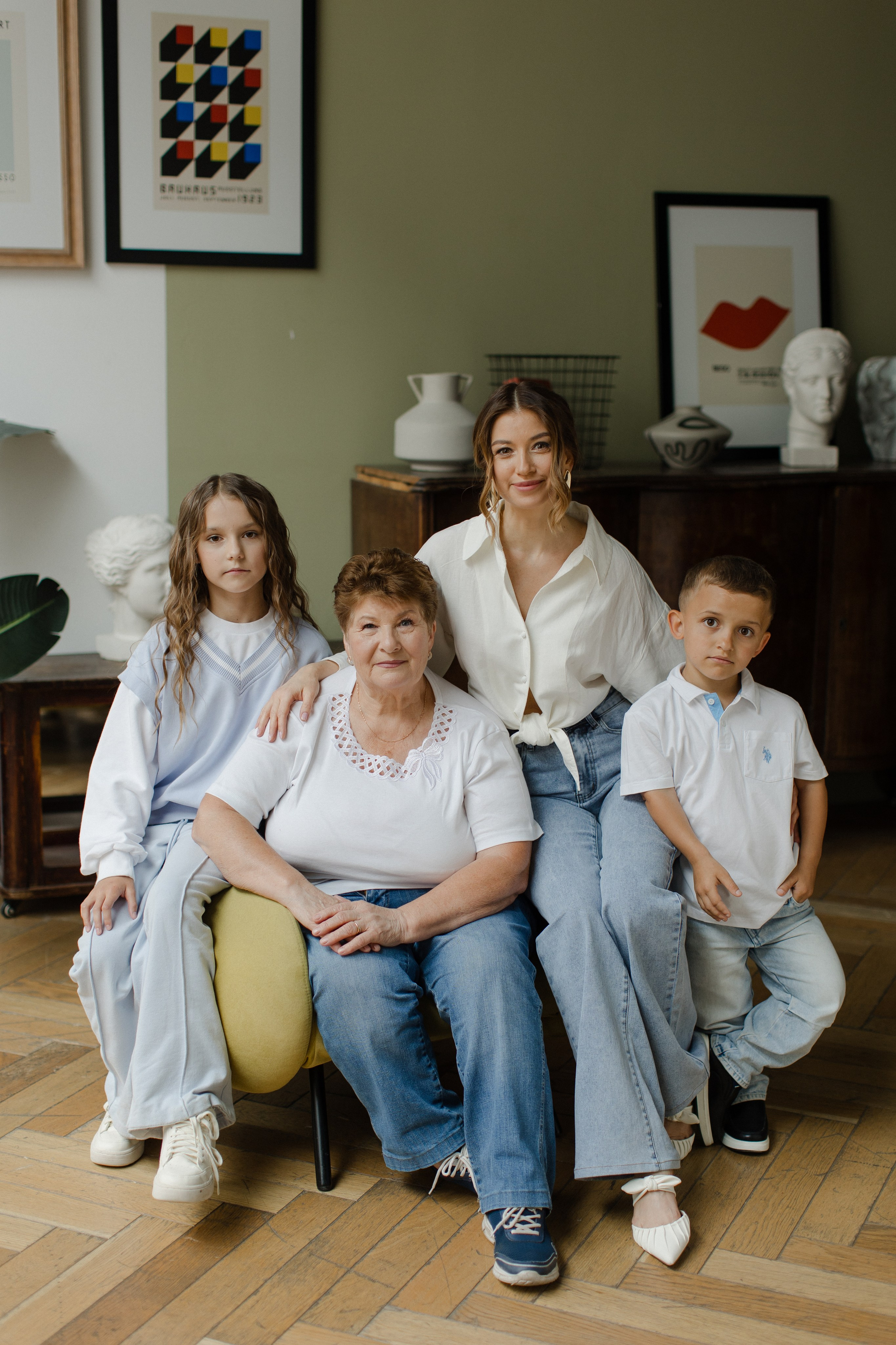 Катя с семьей. Семейный и детский фотограф в Москве Кузьмина Мария