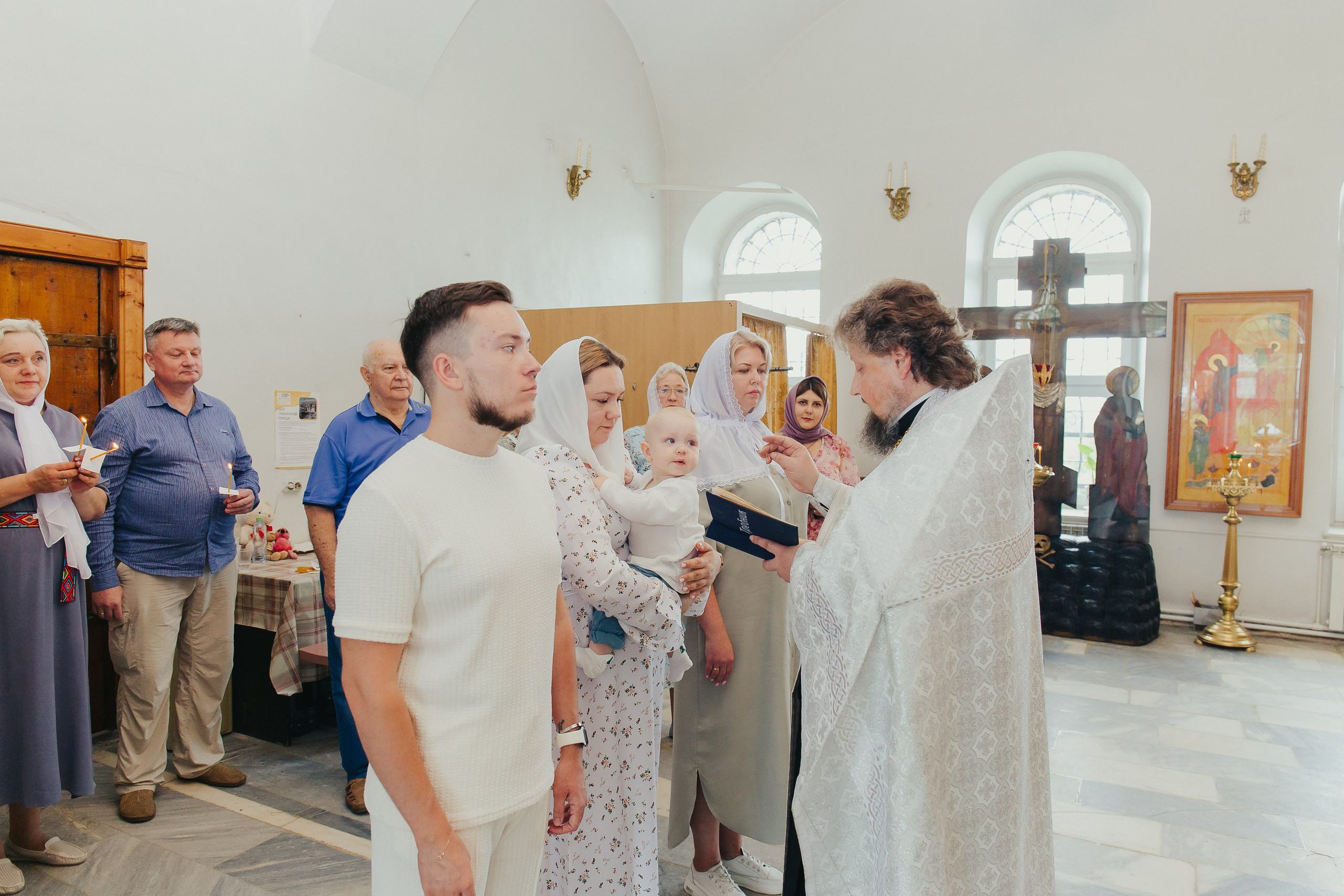 Фотосъемка Крещения в Сергиевом Посаде. Фотограф новорожденных и детский в Сергиевом Посаде Кругликова Юлия