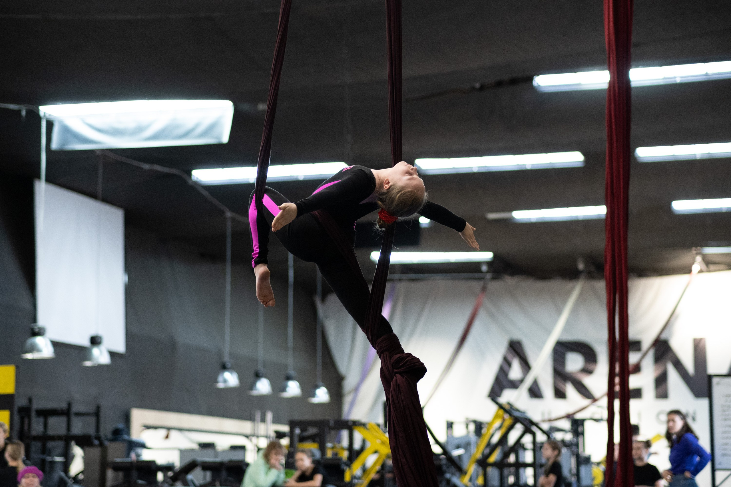Внутриклубные соревнования по воздушной гимнастике 02.04.23