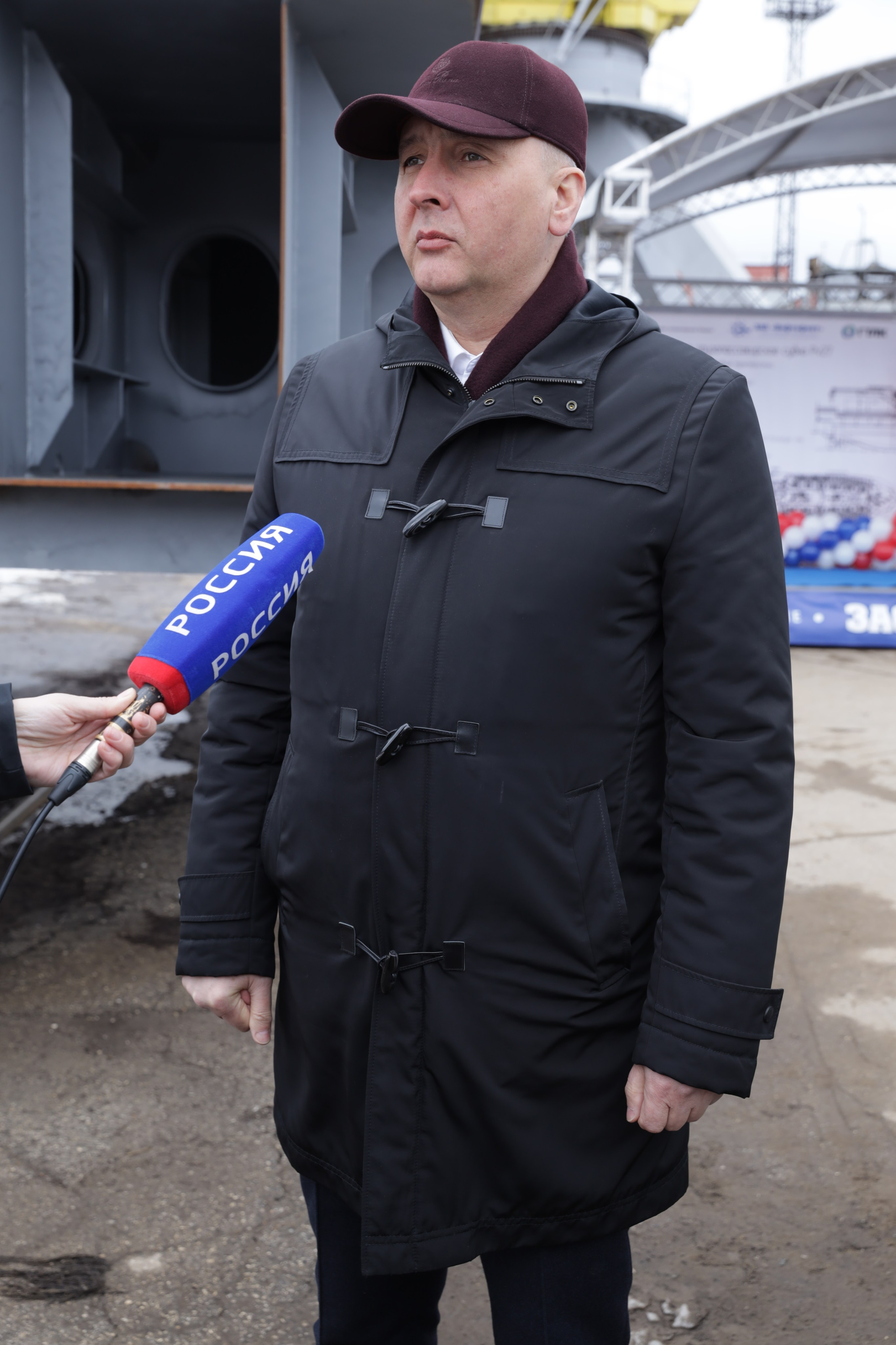 ЗАО нефтефлот Зимние фото + закаладка киля Судна. Фотограф в Самаре Максим Тырин