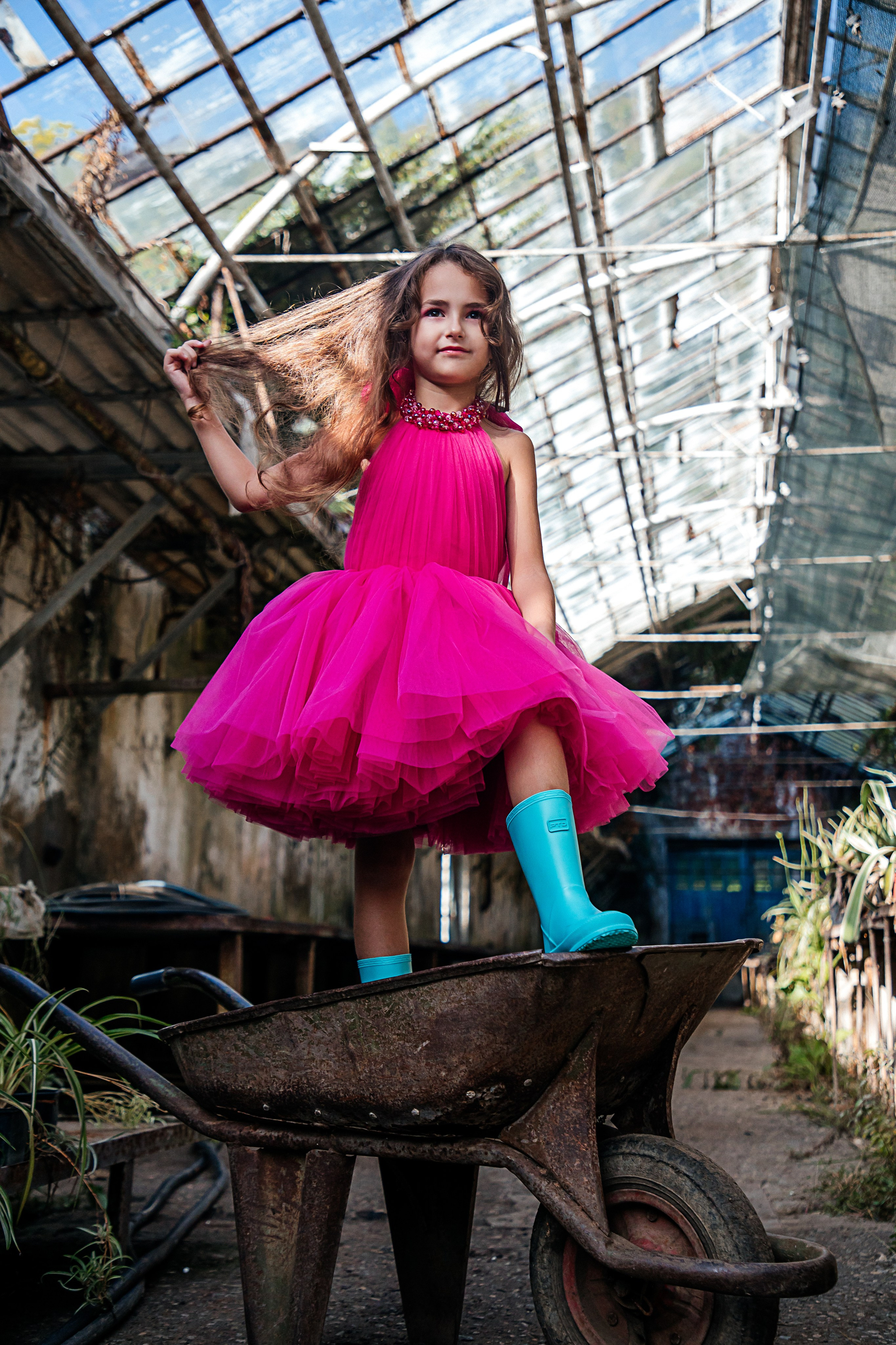 Botanical style. Efimova Model Agency