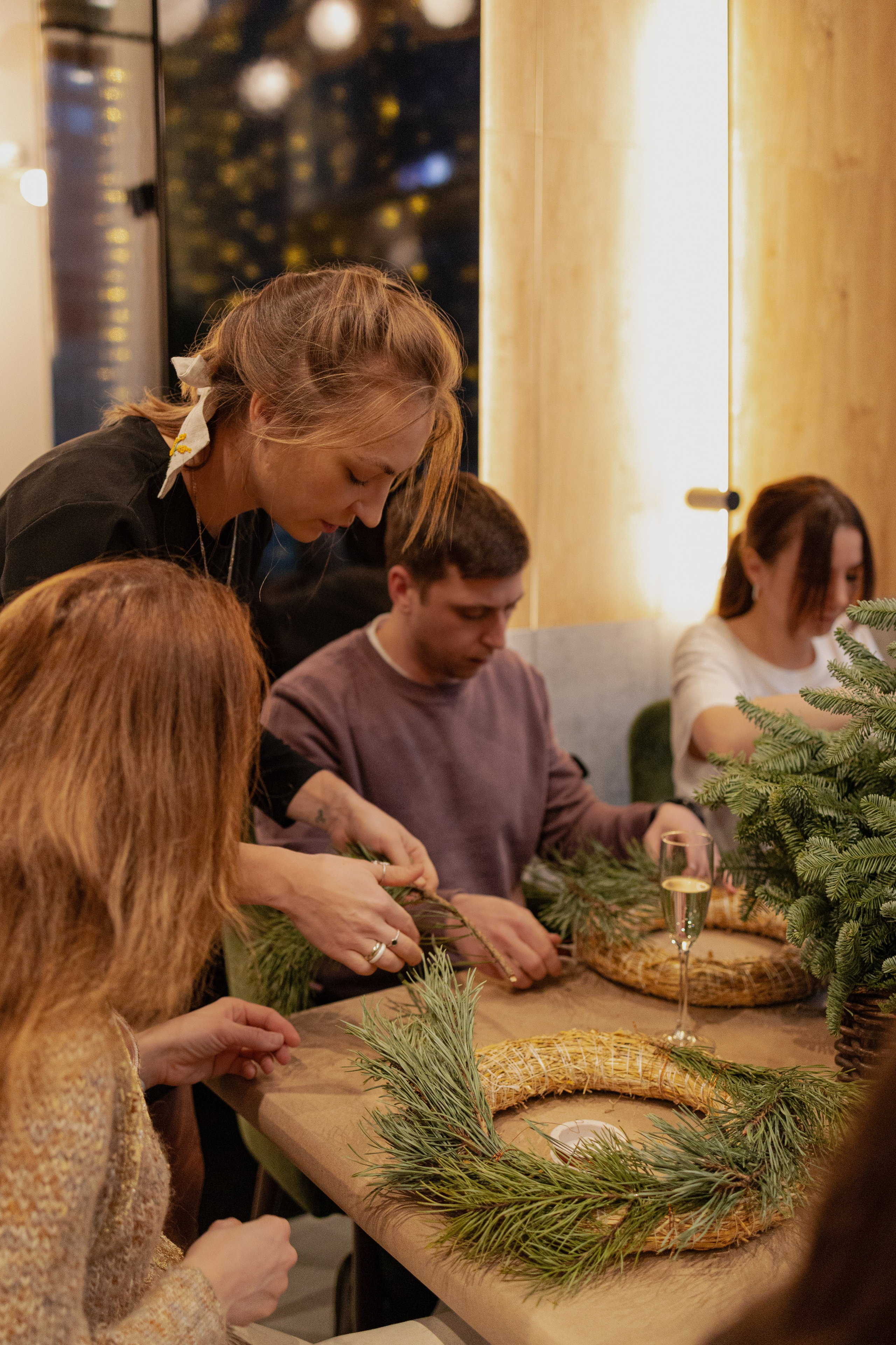 Мк Новогодний Венок. Анастасия Ракчеева Художник