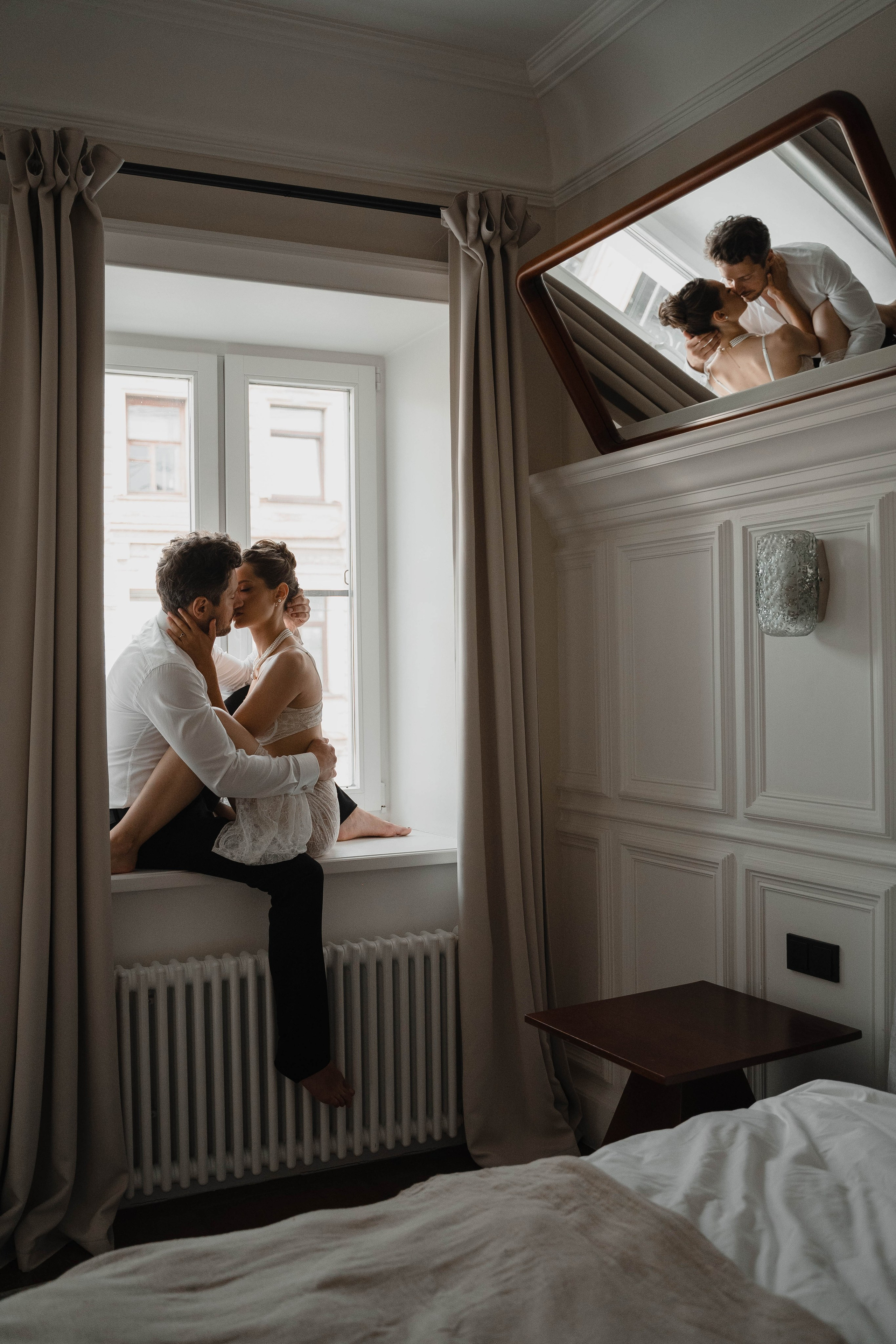 Совместные сборы в одной квартире…. Свадебный фотограф Казань Анастасия Доле