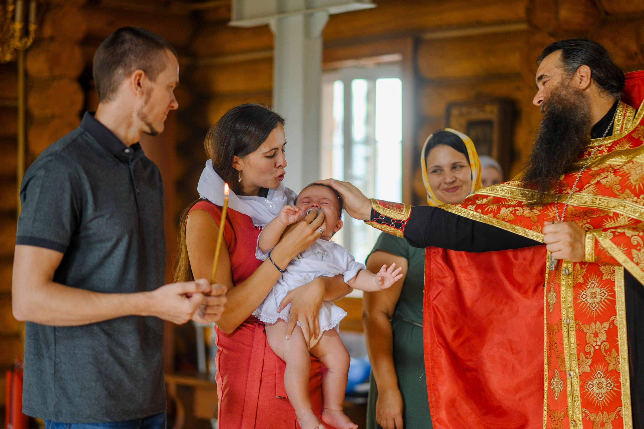 Крещение Олега. Храм святых мучеников Адриана и Наталии (дальнее Арбеково). Свадебный и семейный Фотограф в Пензе Татьяна Лапоногова