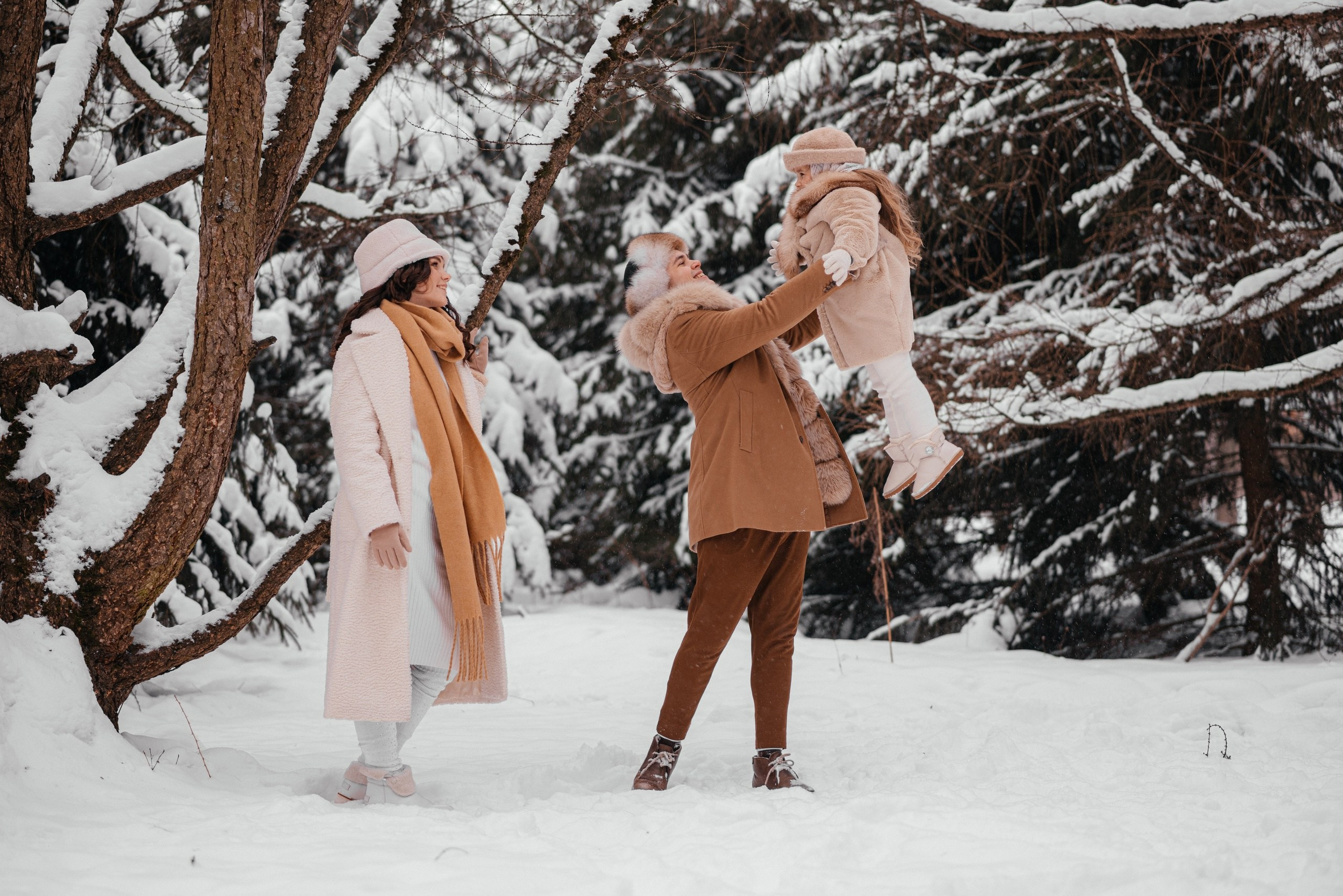 В снежном лесу. Фотограф текстиля в Москве Ольга Иванова