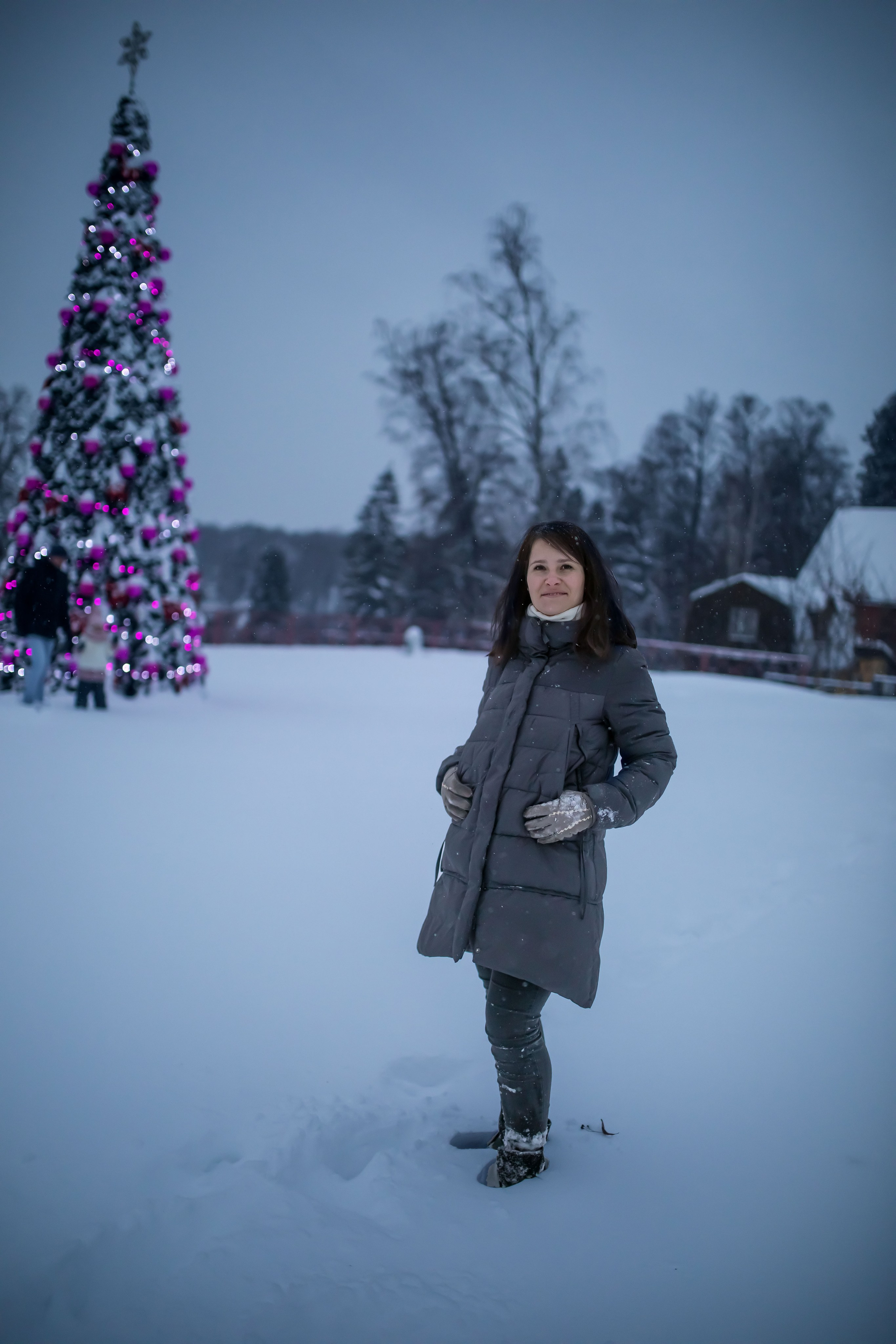 Зимняя прогулка Инны. Арт- фотограф Москва