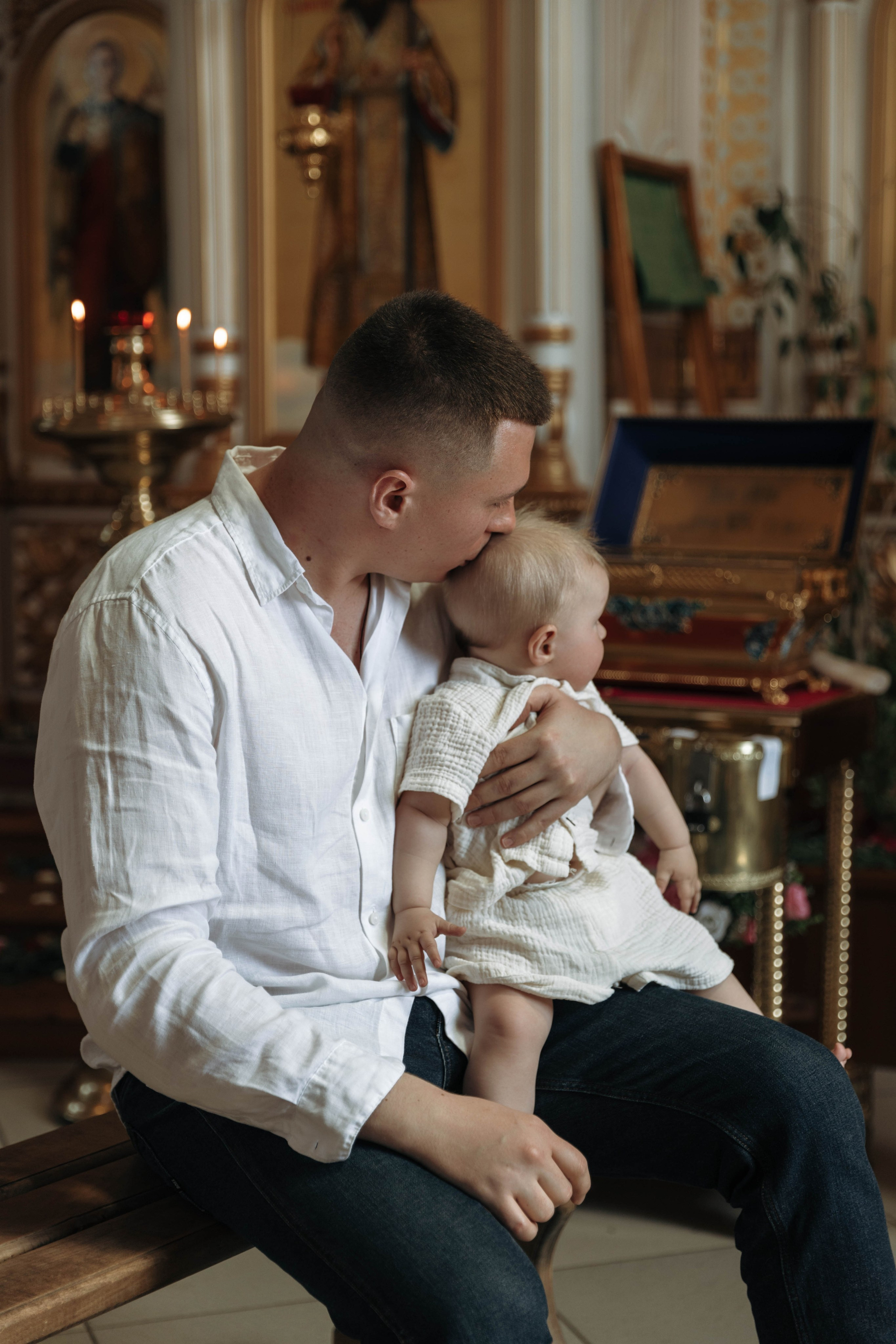 Таинство Крещения Льва. Фотограф Сальск Катерина