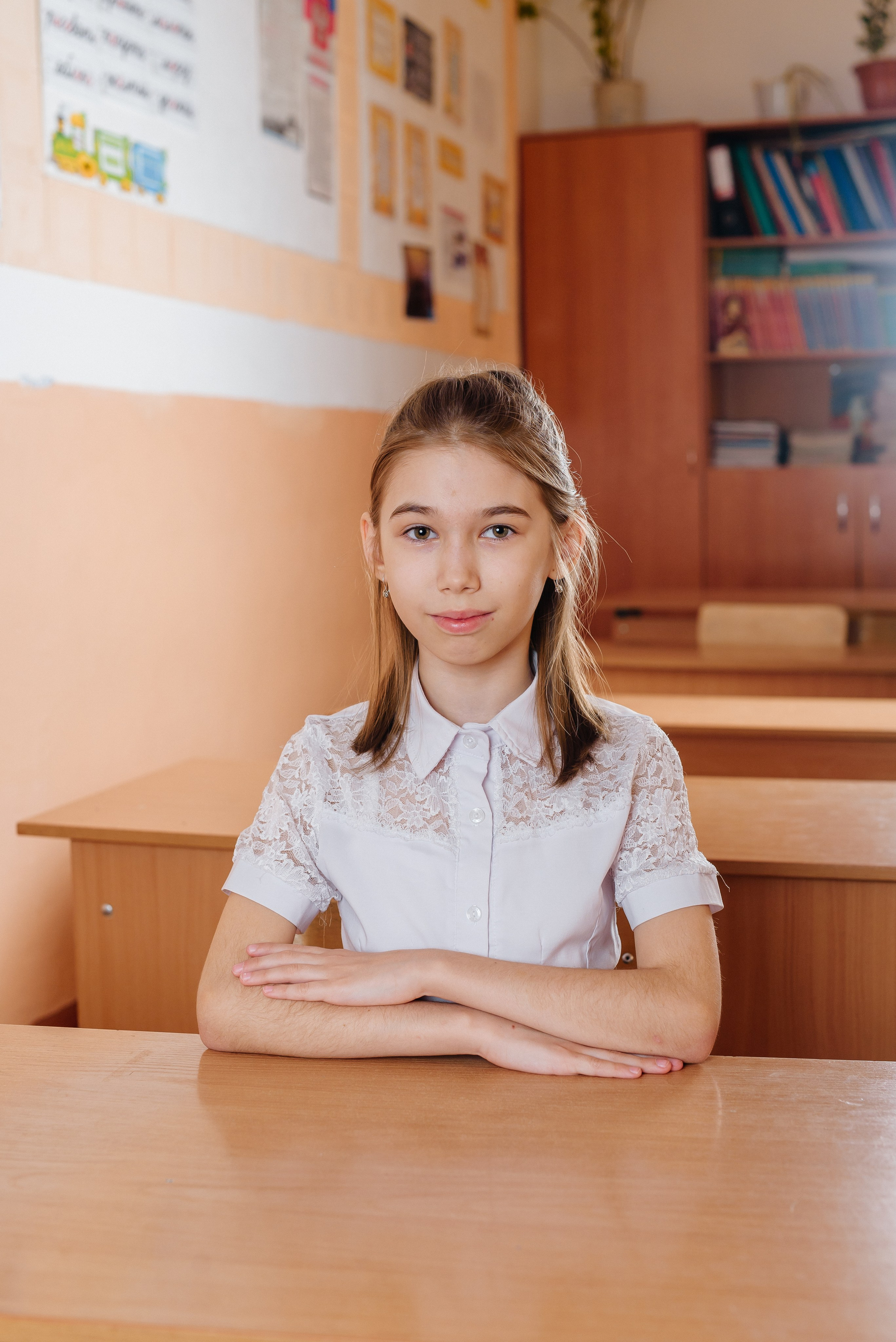 Портреты за партой. Семейный фотограф в Барнауле