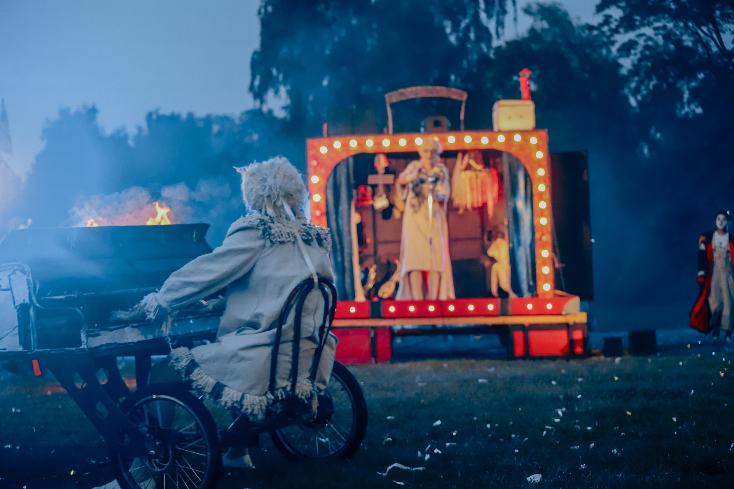 Съемки каскадерских шоу