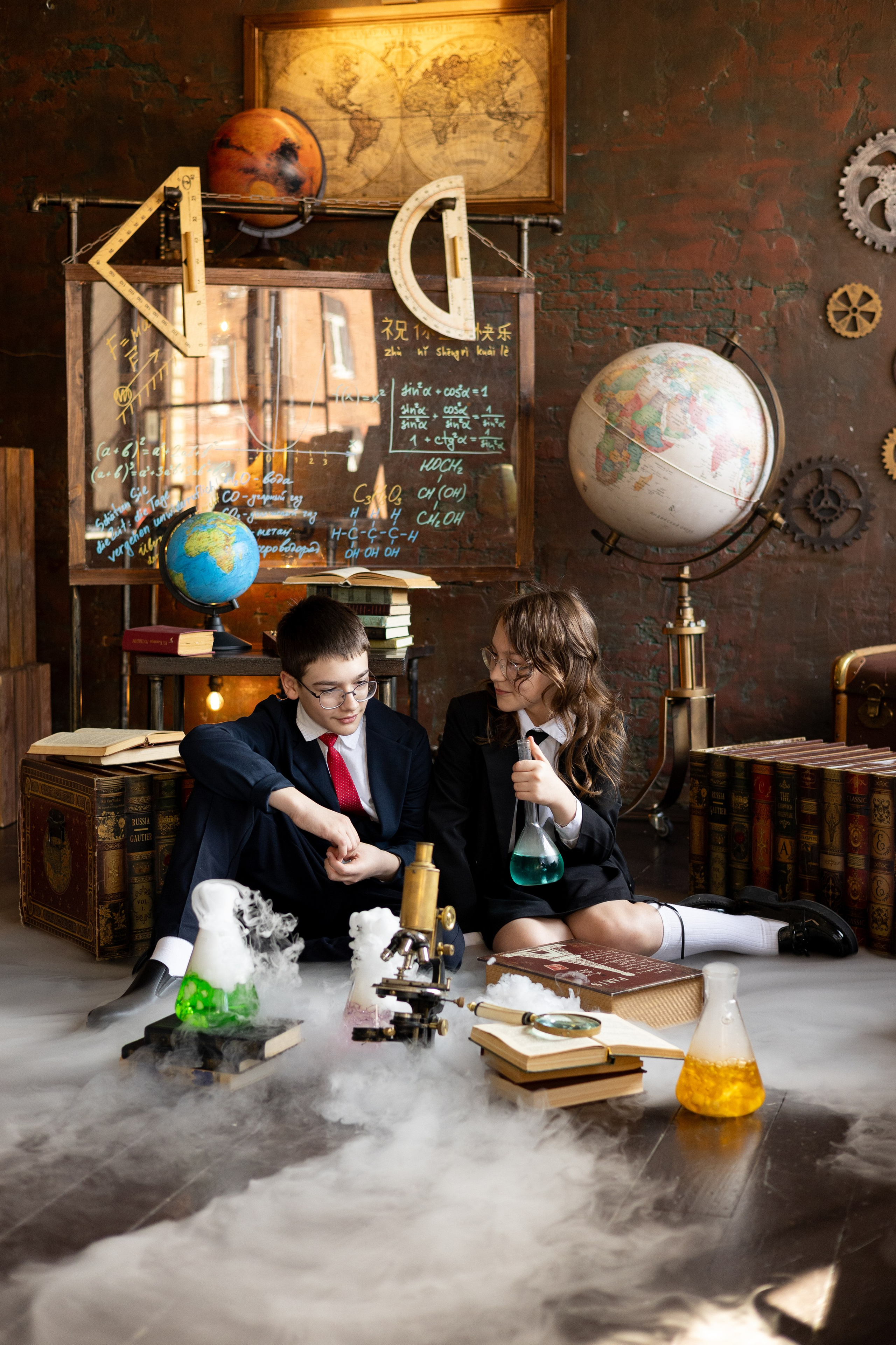 Фотосессия в лаборатории. Семейный фотограф в Москве Марина Петра