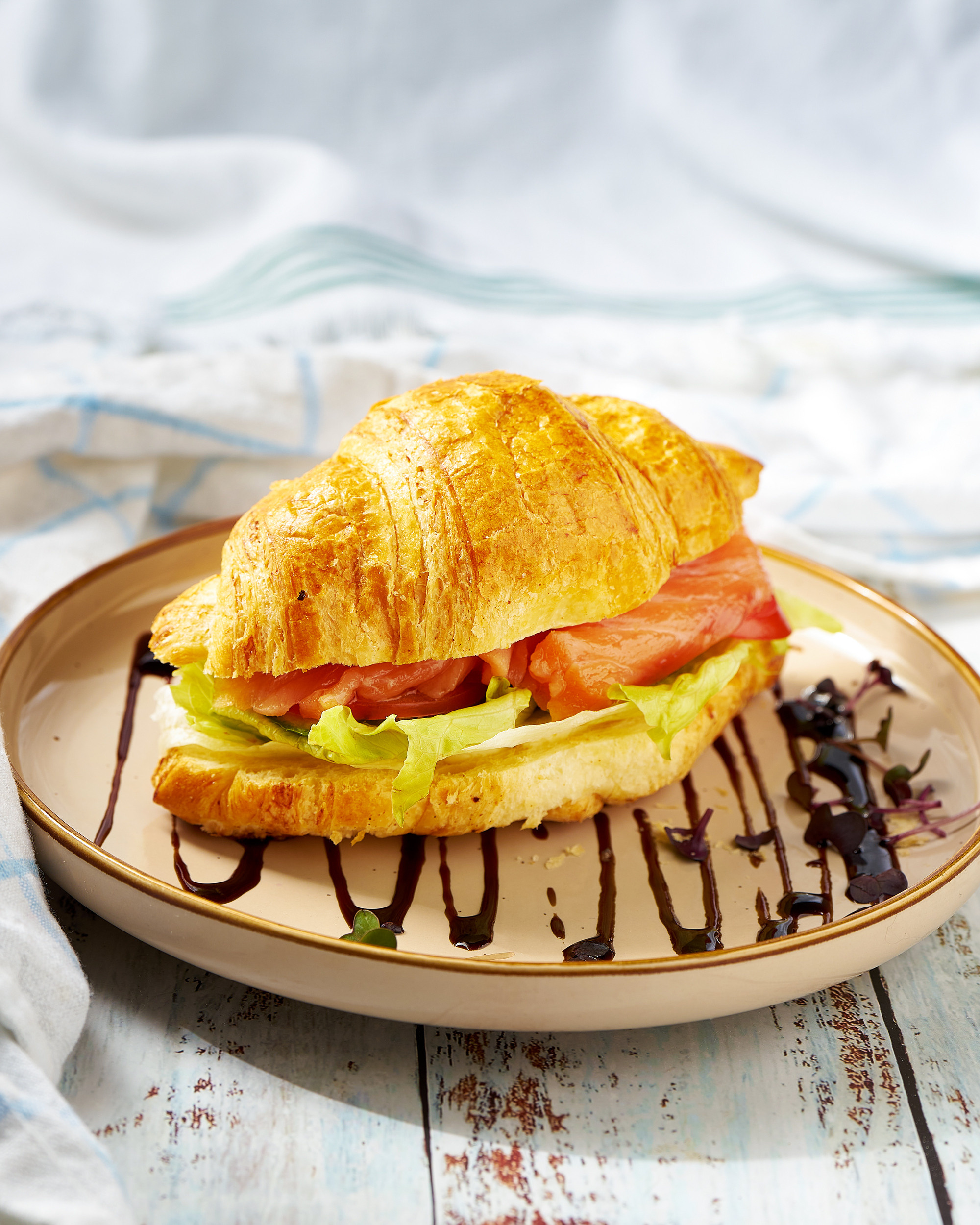 Сэндвич с семгой