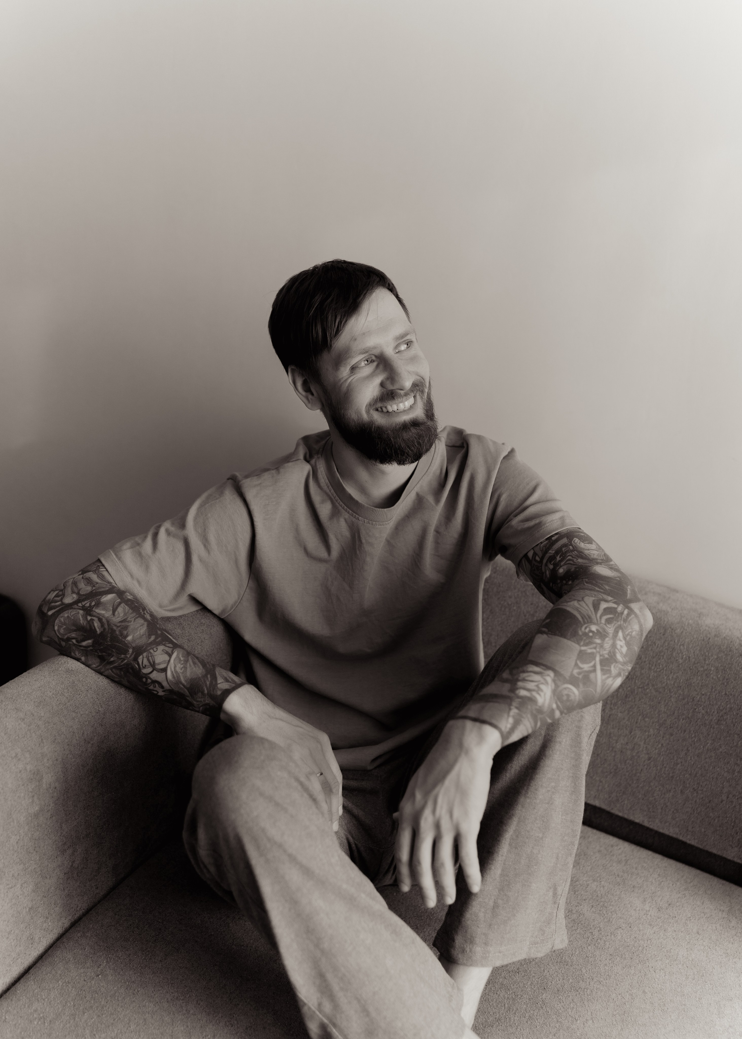 Катя и Андрей | домашняя. Фотограф в Новосибирске Диана Ильиных