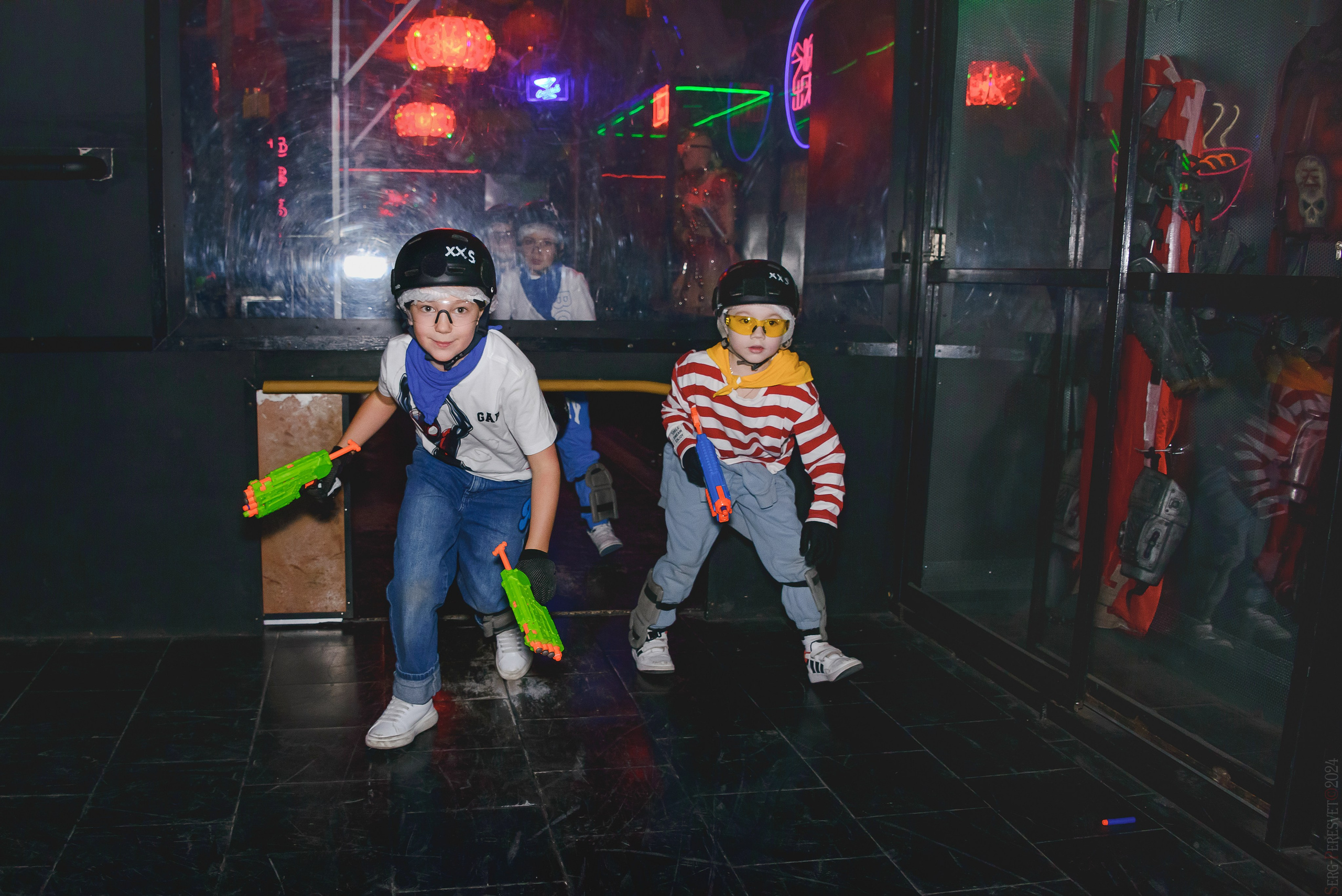 Нерф,  Детский день рождения, Лазертаг арена «Sтанция 2025», Москва. Ваш фотограф на праздник в Москве, Раменском, Жуковском, Люберцах