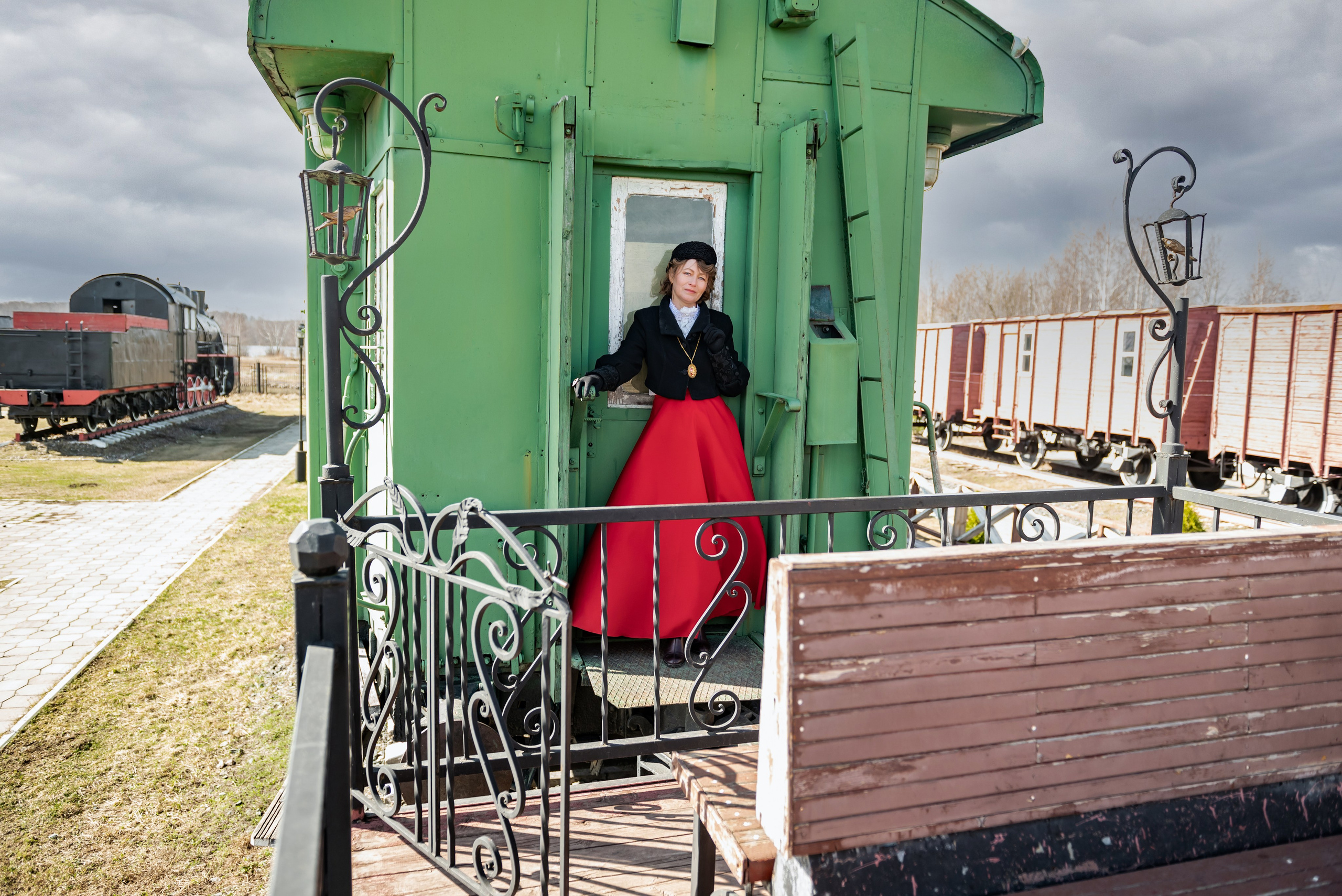 Наталья и Ретропоезд. Свадебный и семейный фотограф в Дзержинске Екатерина Шулакова