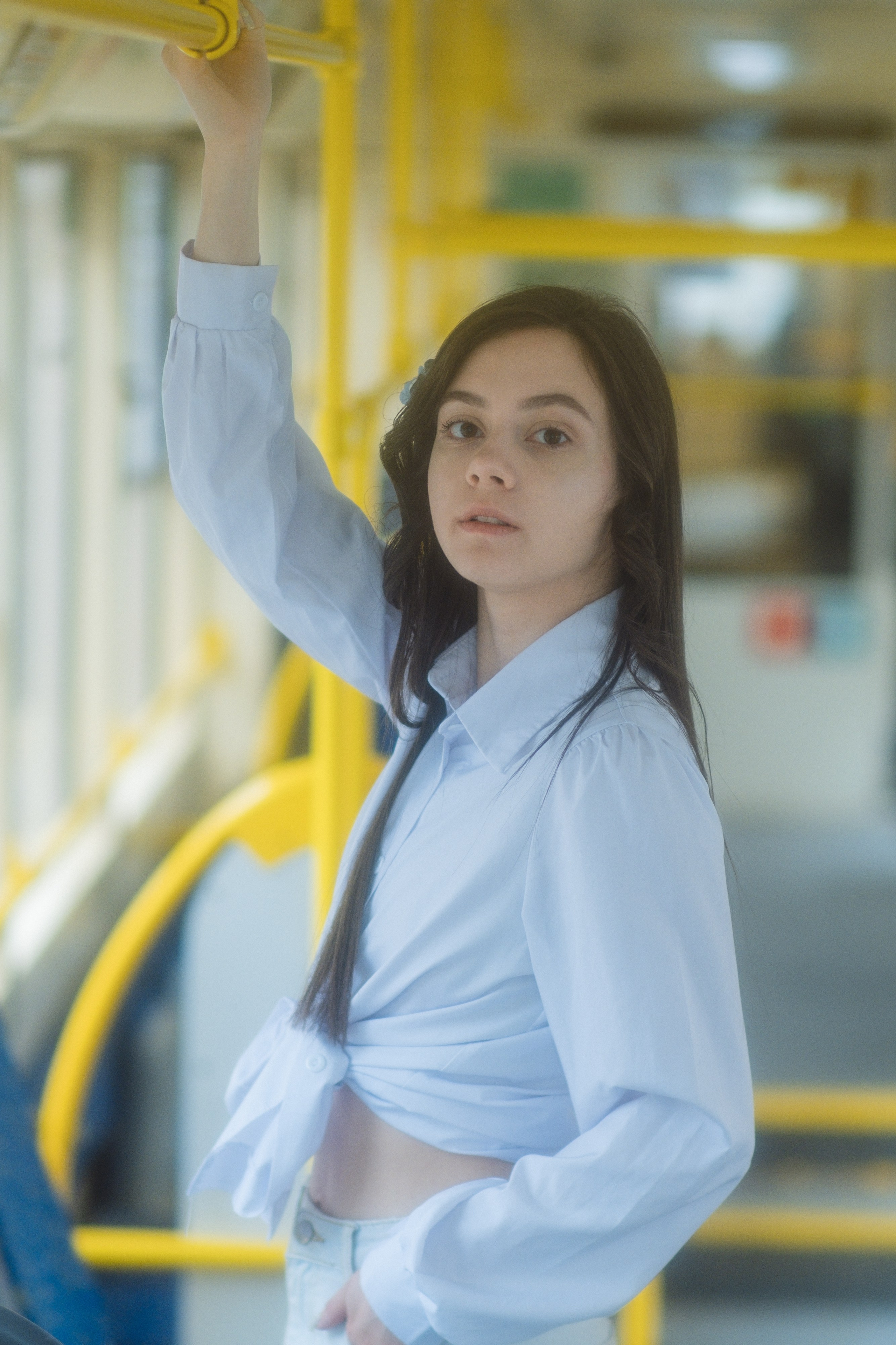 Карина. На трамвае по городу. Дмитрий Пропадалин, Нейрофотография