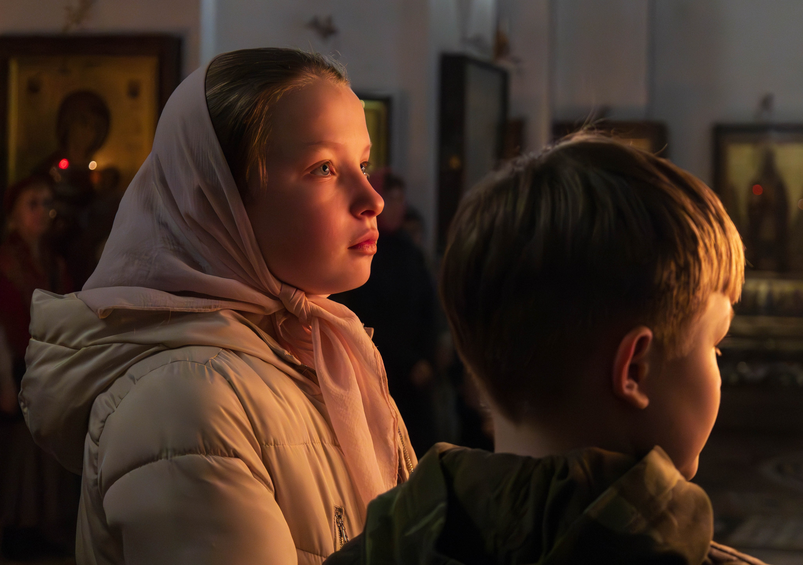 Светлое Христово Воскресение. Пасхальная Заутреня. Репортажный фотограф в Москве Иван Кулак