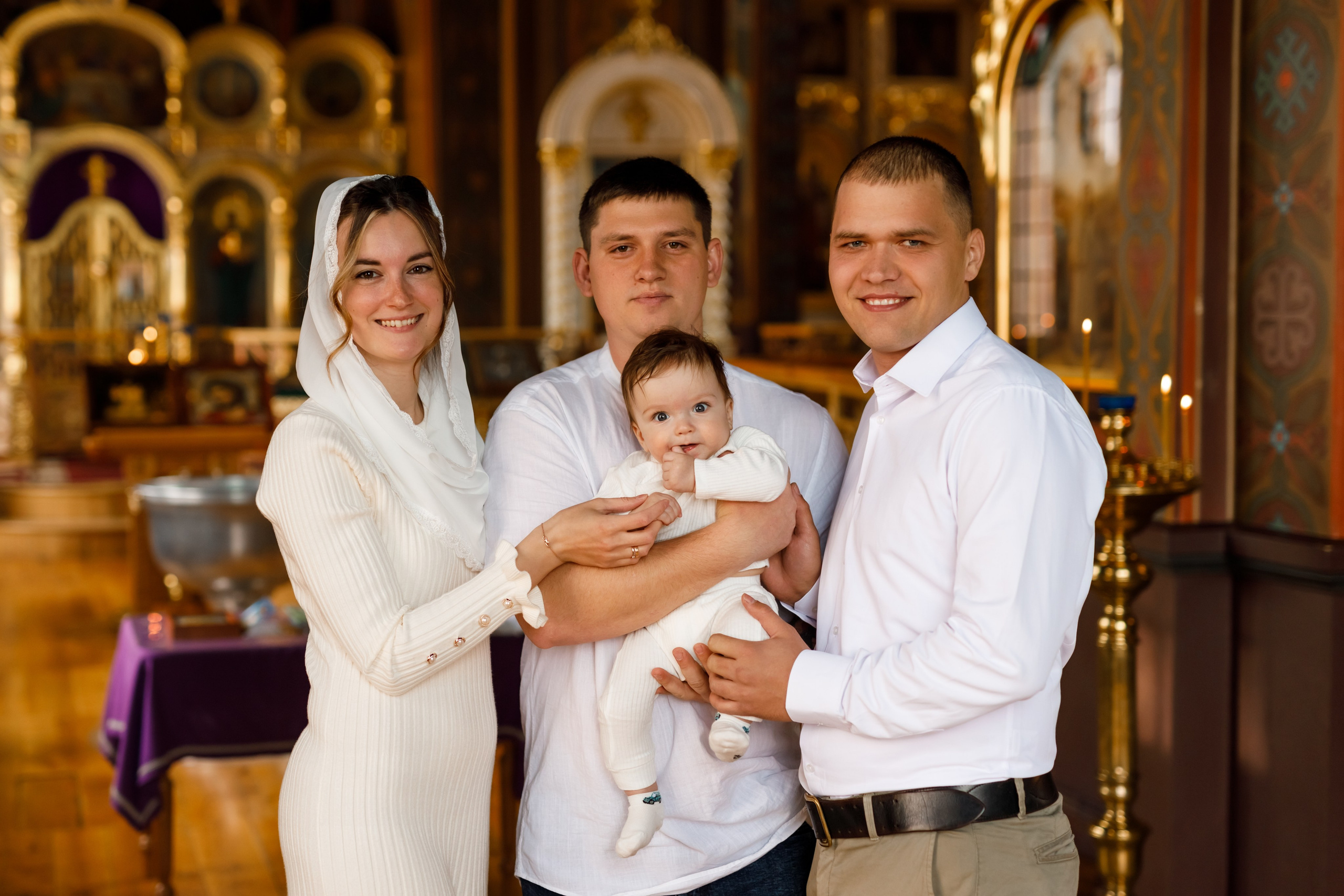 Крещение Николая. Семейный и детский фотограф в Краснодаре Элона Литвинова