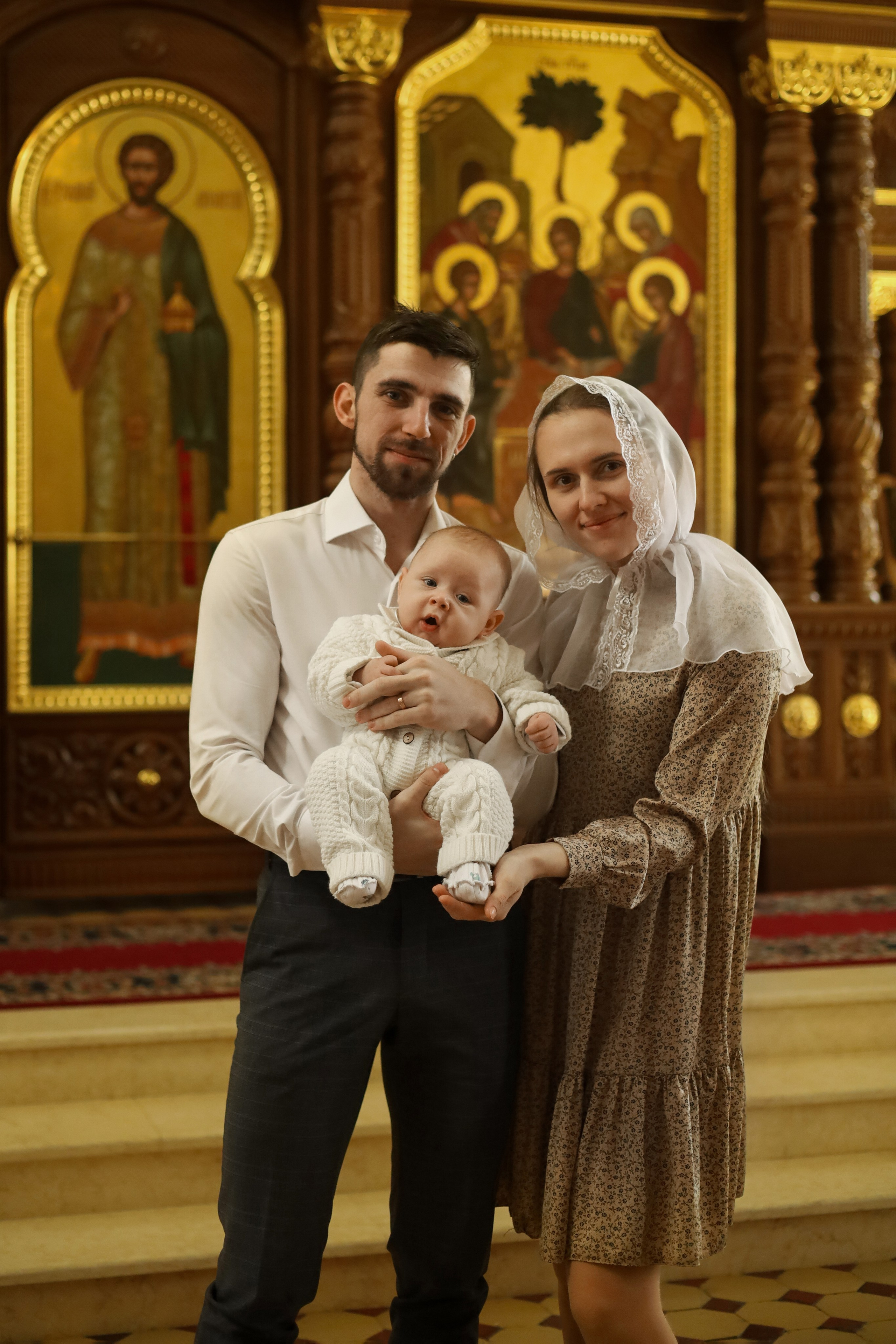 Таинство крещения. Фотограф новорожденных Саратов