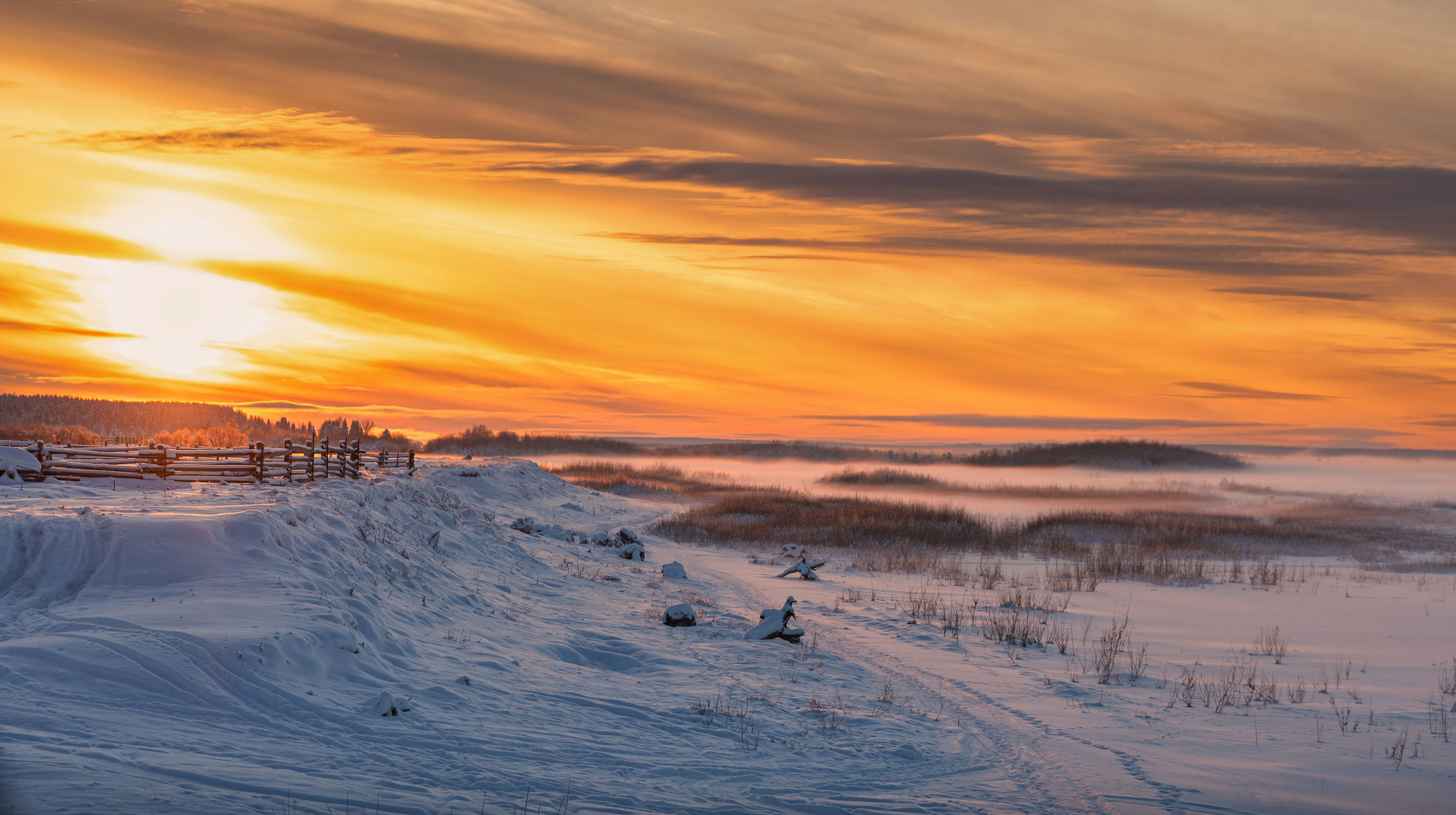 Зима. Фотограф в с. Ижма Республика Коми Терентьев Сергей